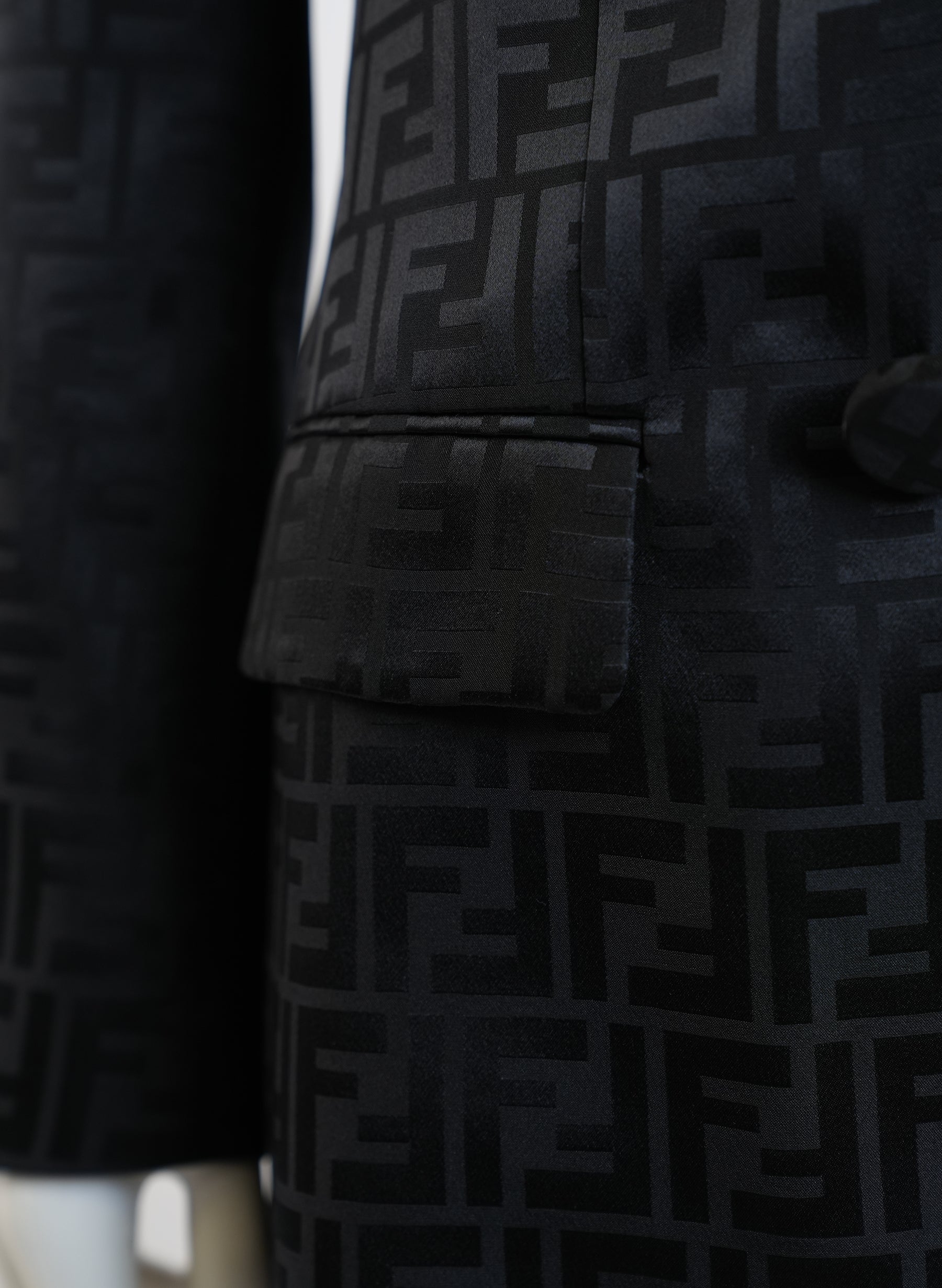 Fendi Monogram Printed Two Piece Suit