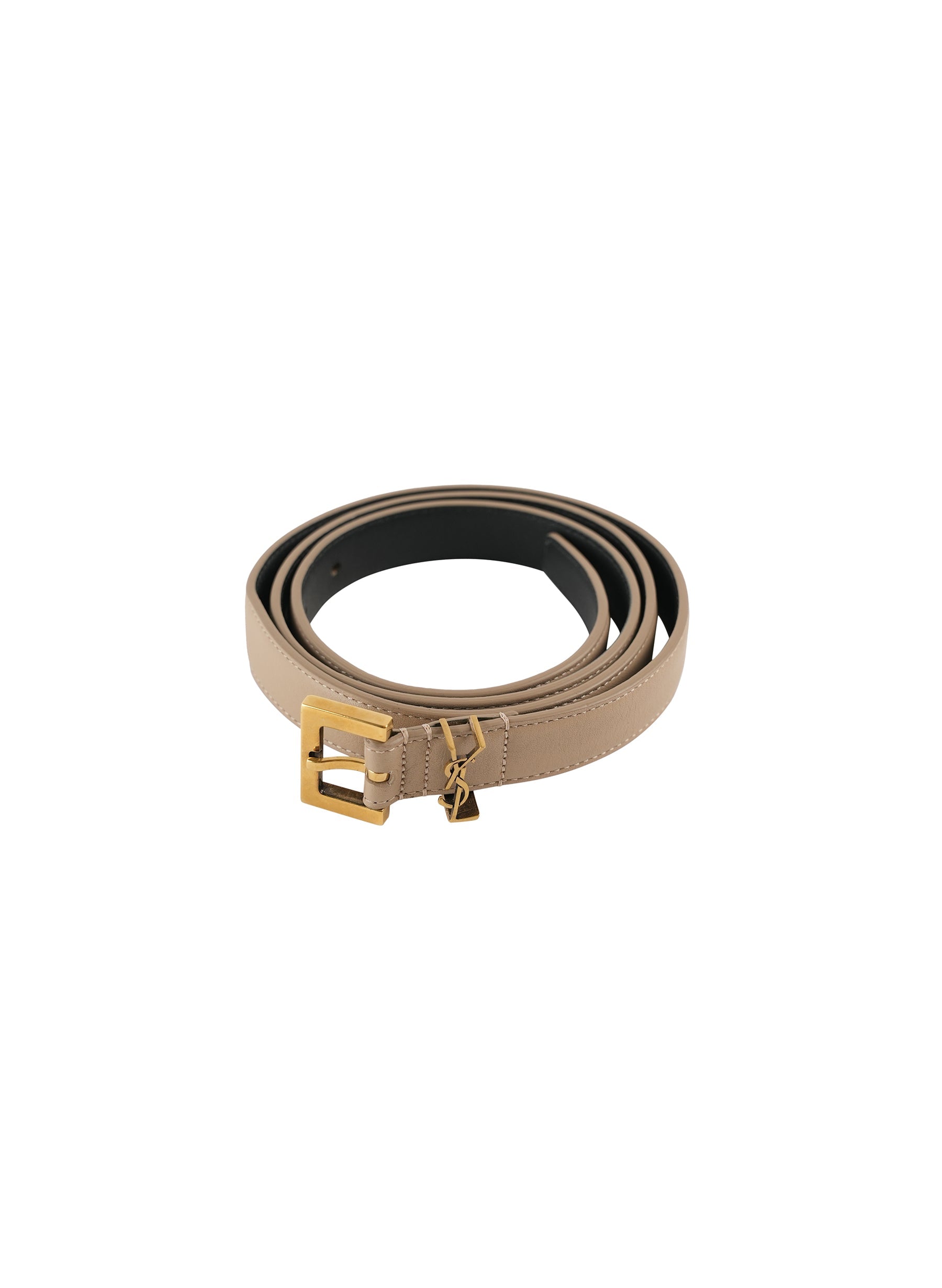 Yves Saint Laurent Cream Belt