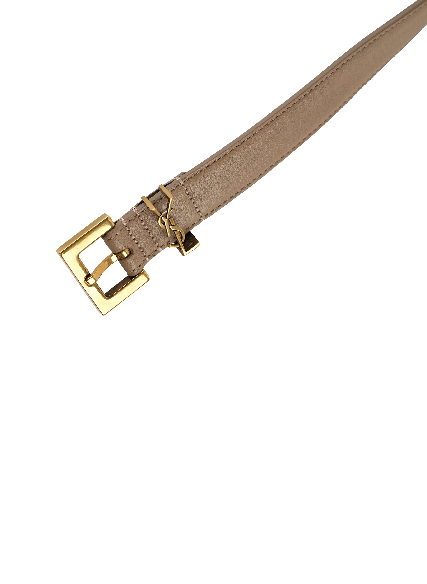 Yves Saint Laurent Cream Belt