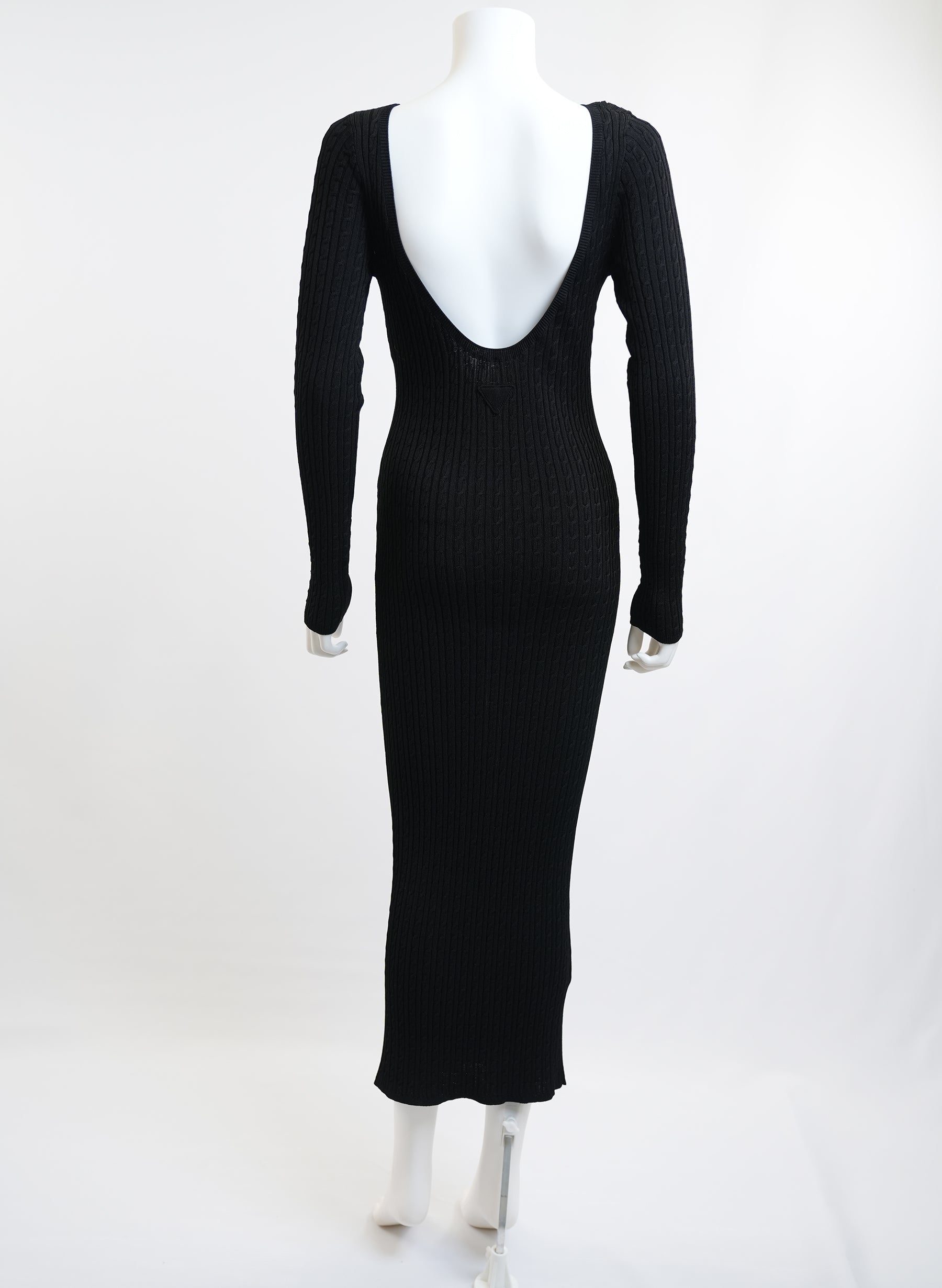 Robe Prada en maille côtelée