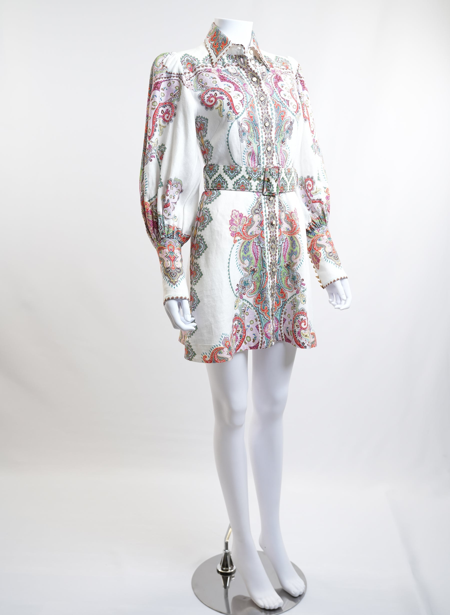 Zimmermann Paisley Print Mini Dress