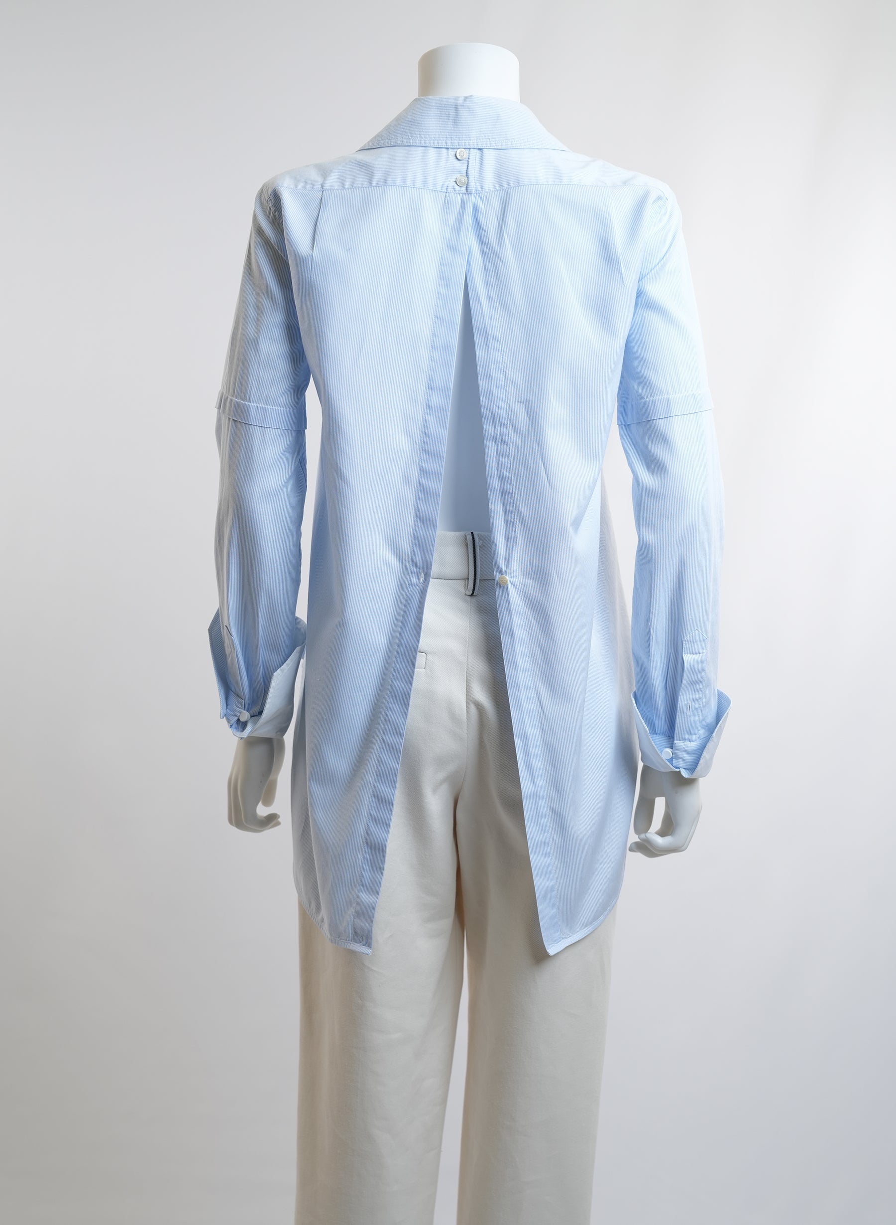 Chemise bleue à boutons Helmut Lang