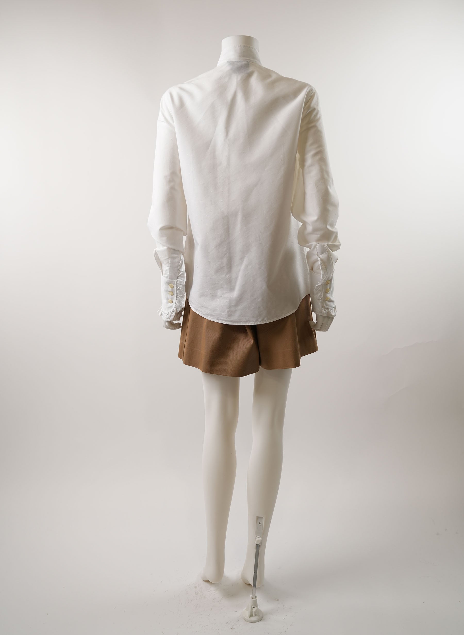 Dolce & Gabbana Long Sleeve Ruffle Blouse