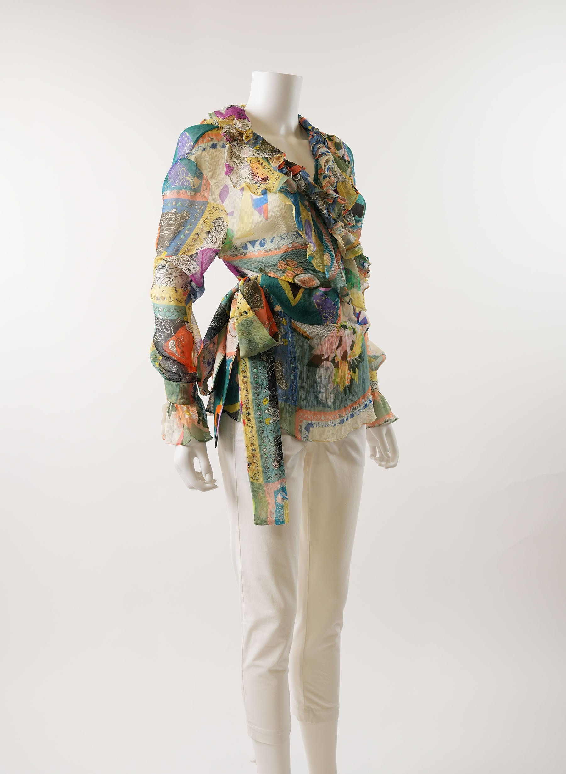 Etro Printed Silk Blouse