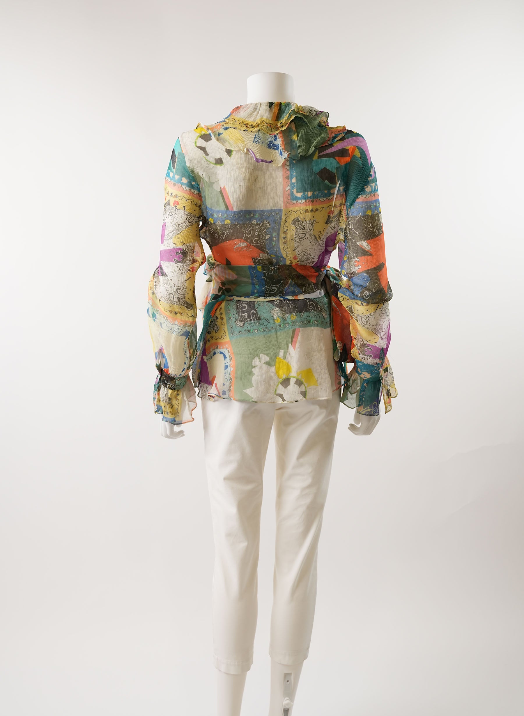 Etro Printed Silk Blouse