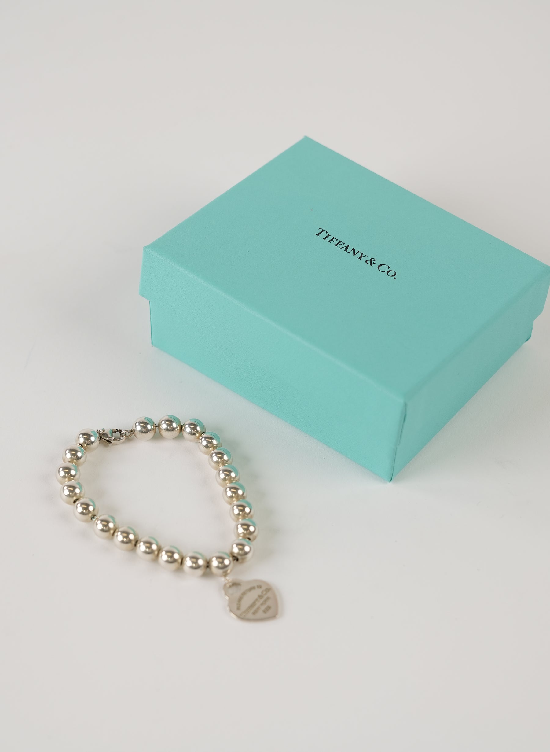 Tiffany & Co Sterling Silver Return to Tiffany Bead Bracelet