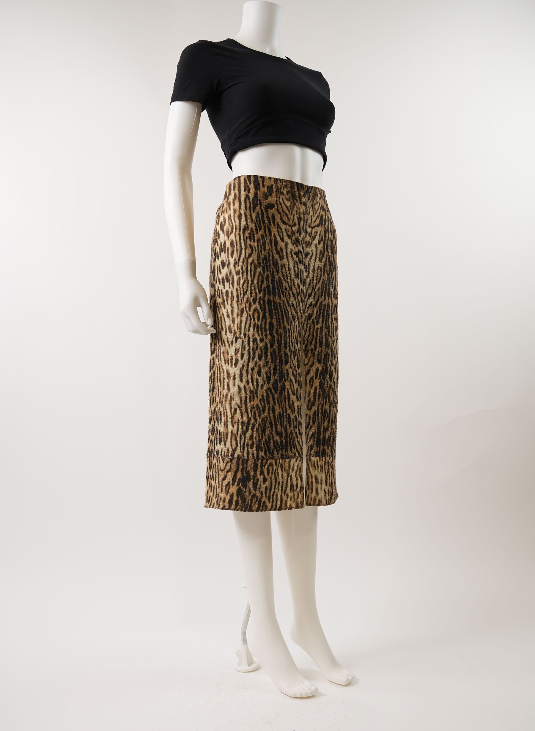 Chloe Leopard Print Skirt