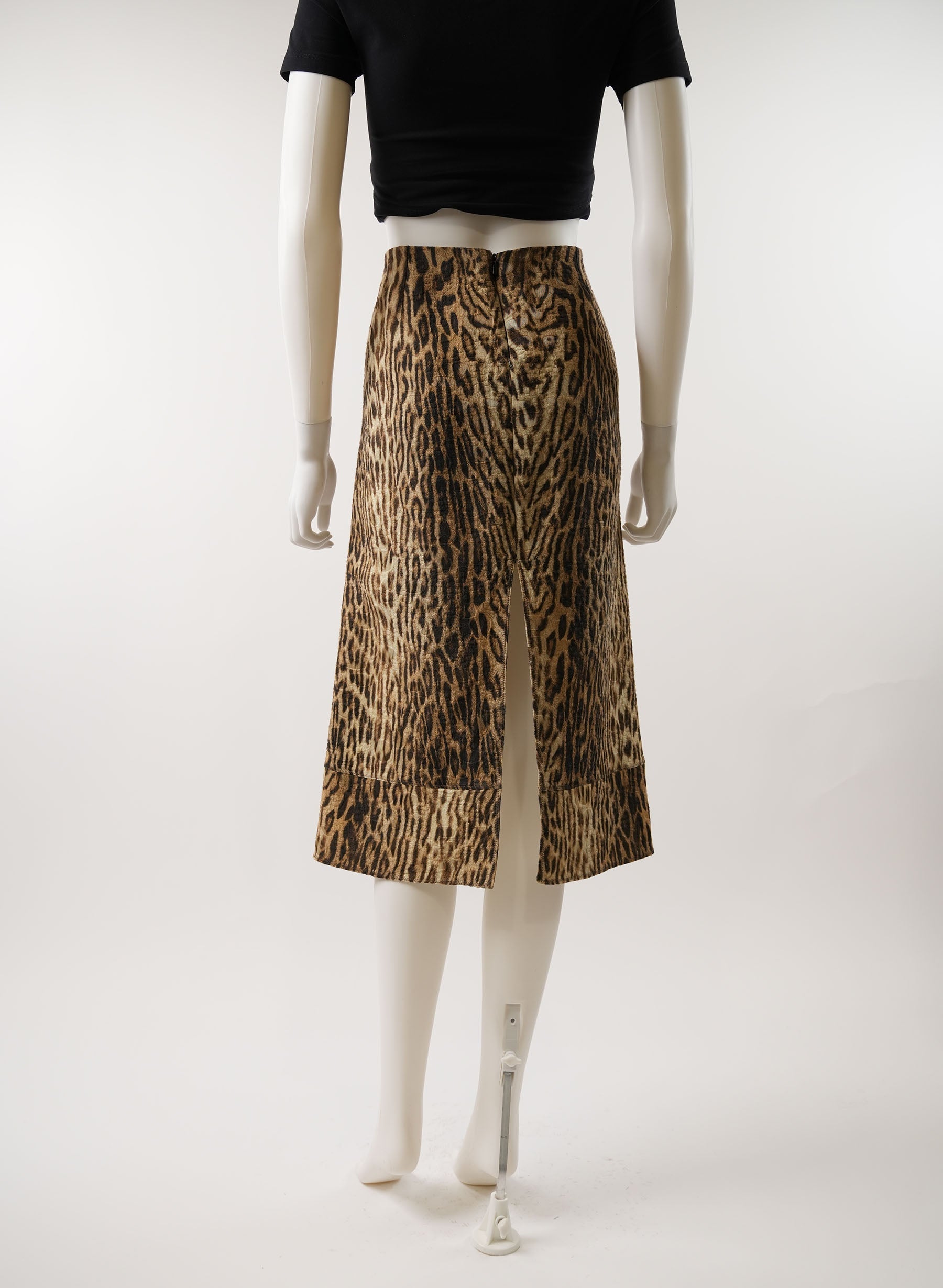 Chloe Leopard Print Skirt