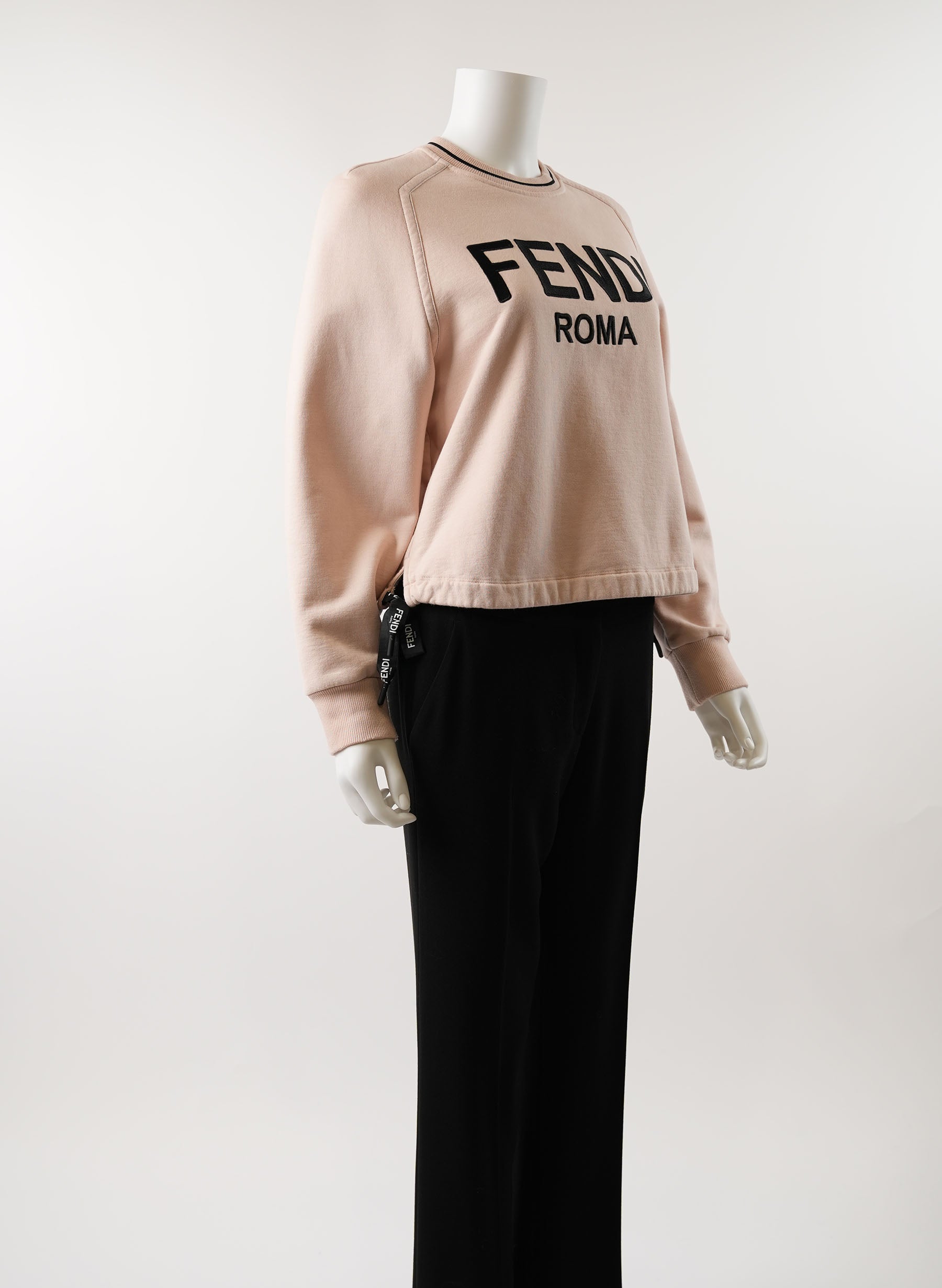 Fendi Roma Bow-Embellished Sweatshirt