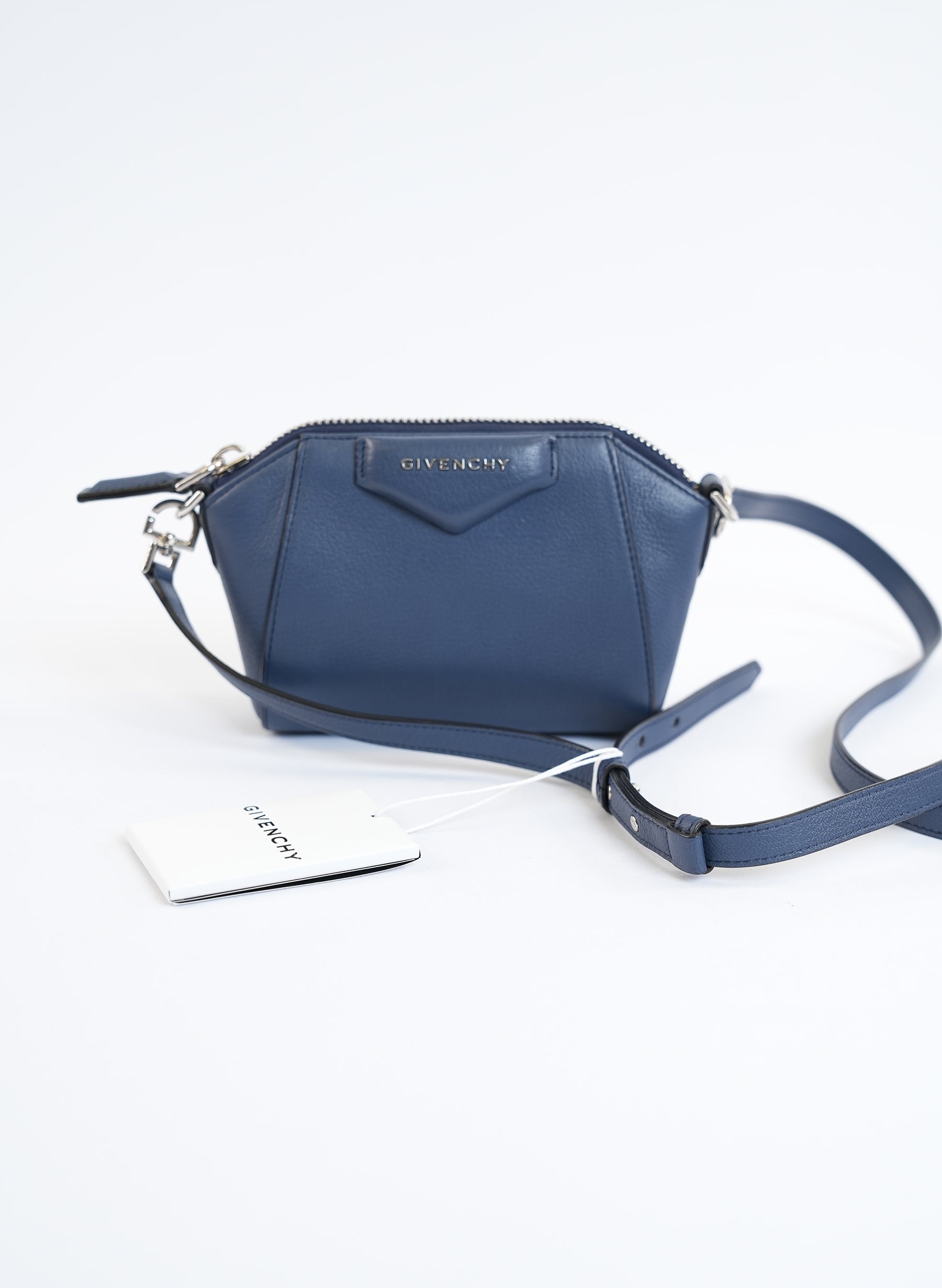 Givenchy Antigona Nano Midnight Blue Bag