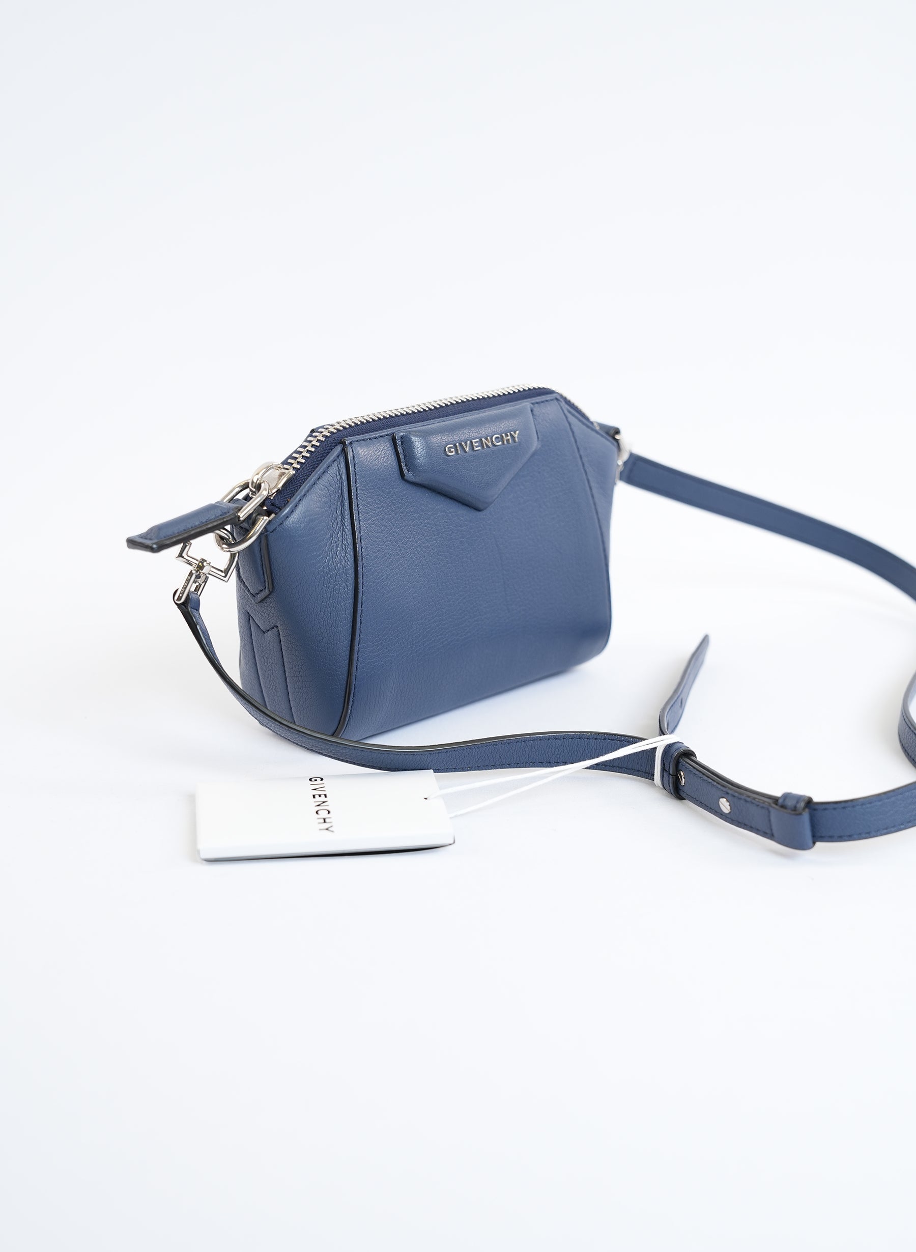 Givenchy Antigona Nano Midnight Blue Bag