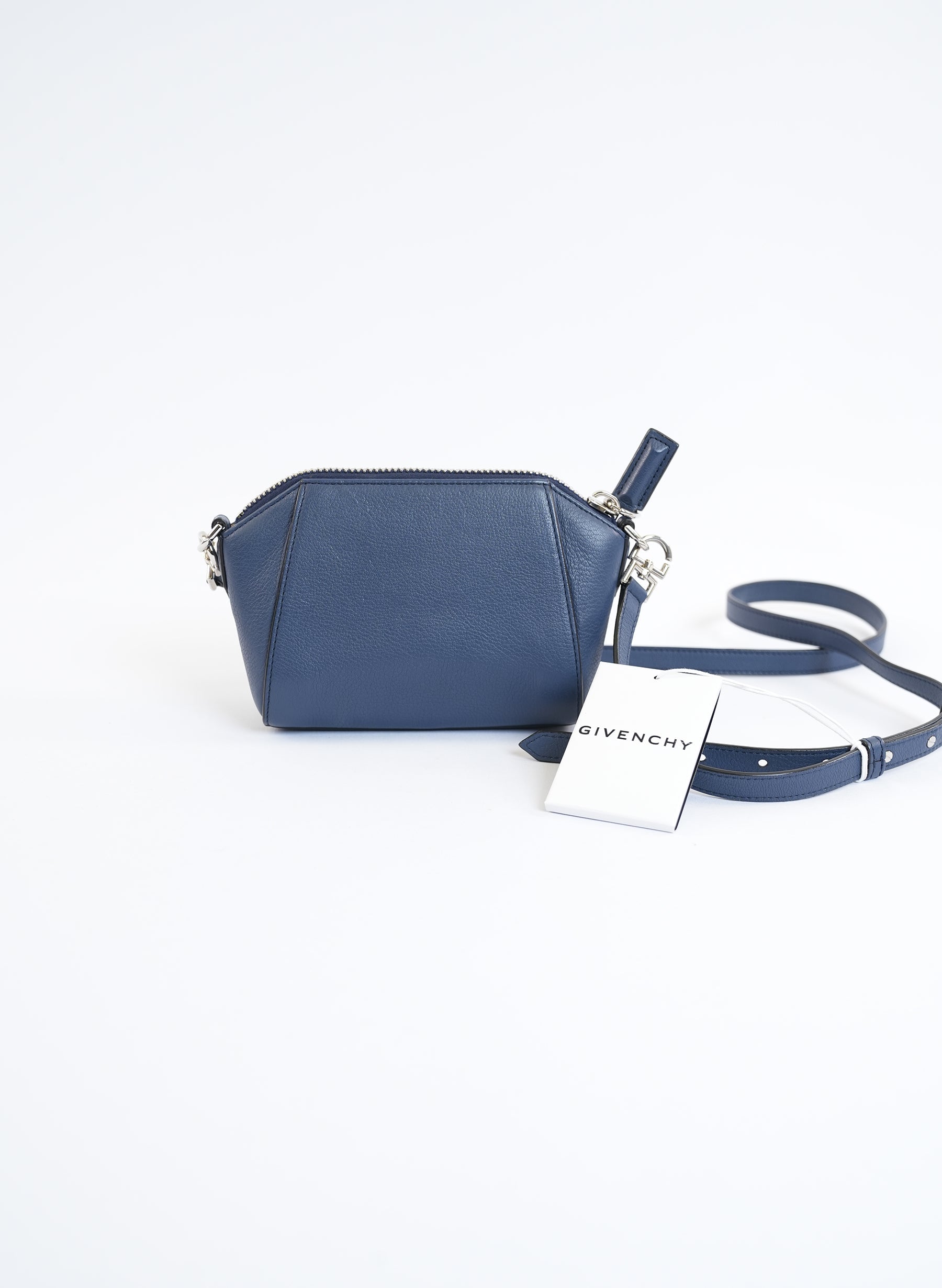 Givenchy Antigona Nano Midnight Blue Bag