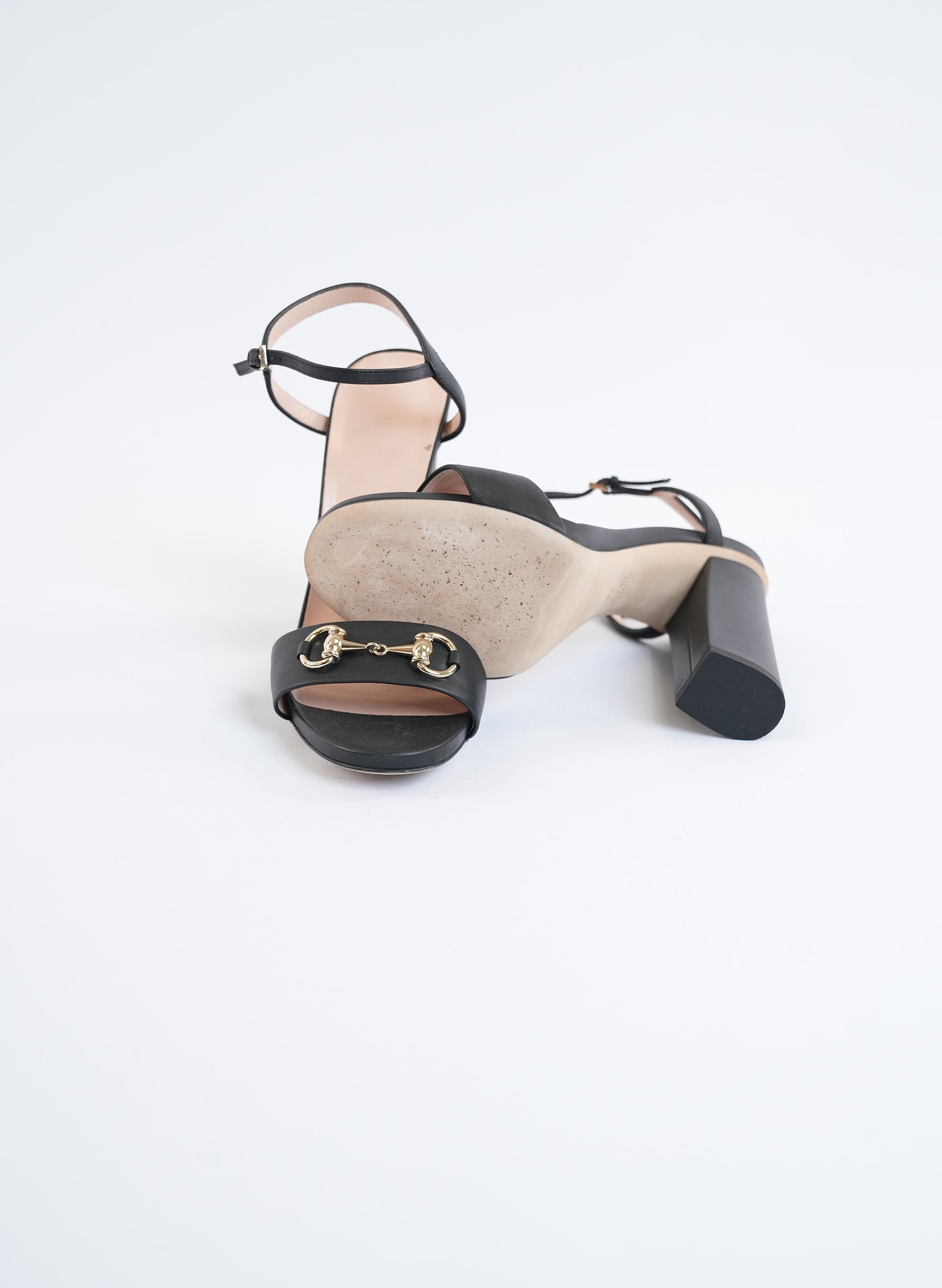 Gucci Horsebit Black Sandal