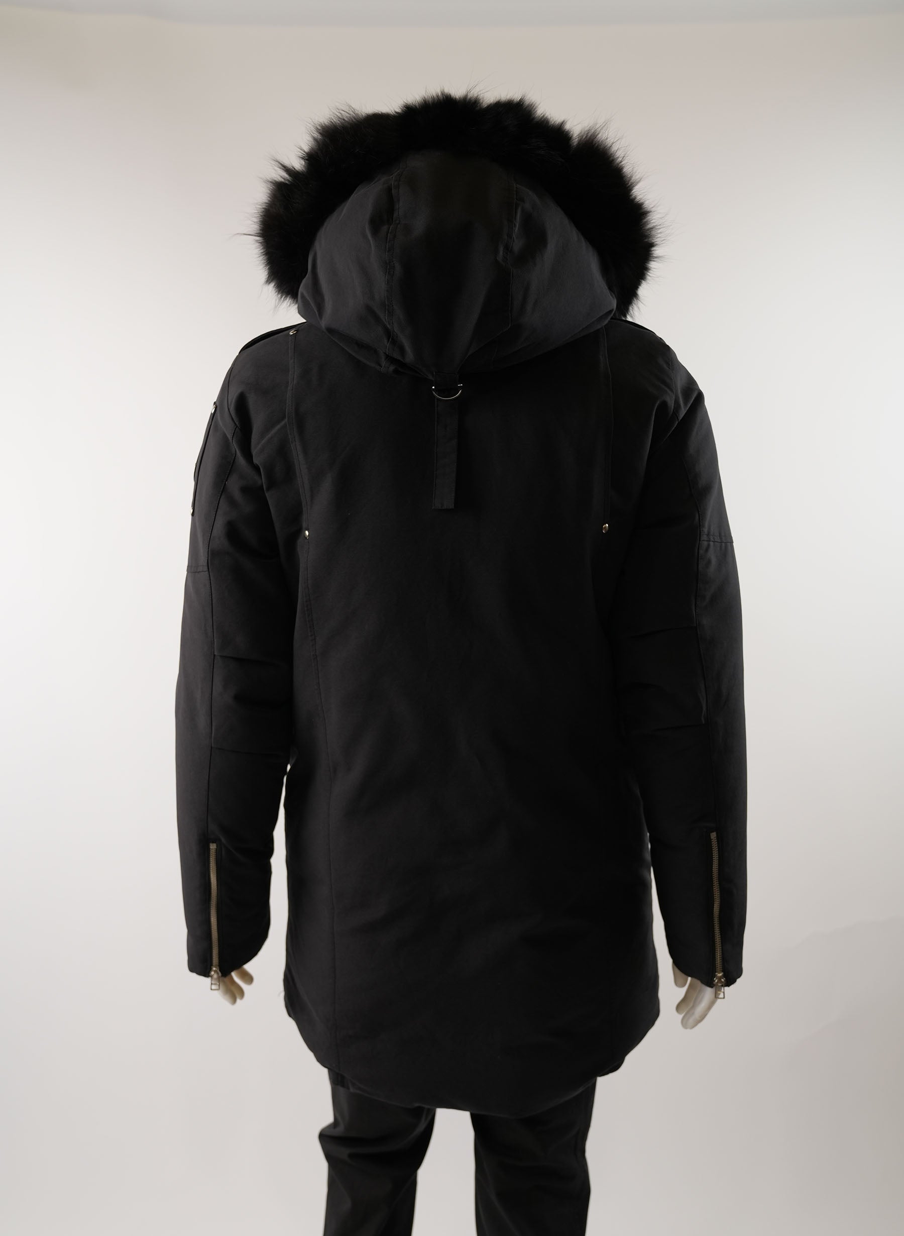 Moose Knuckles Fur-Trimmed Hooded Parka