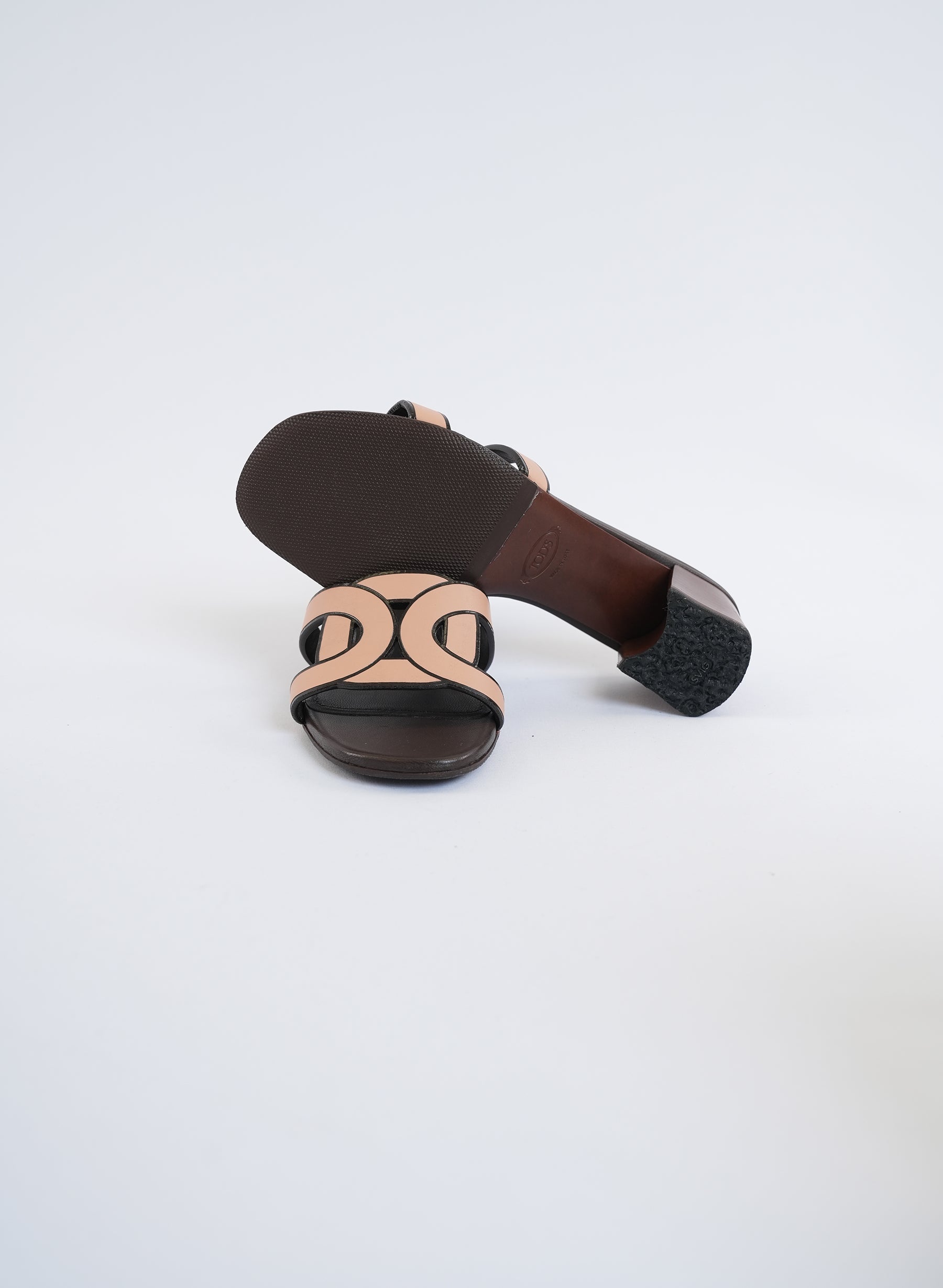 Tods Leather Slide Sandal