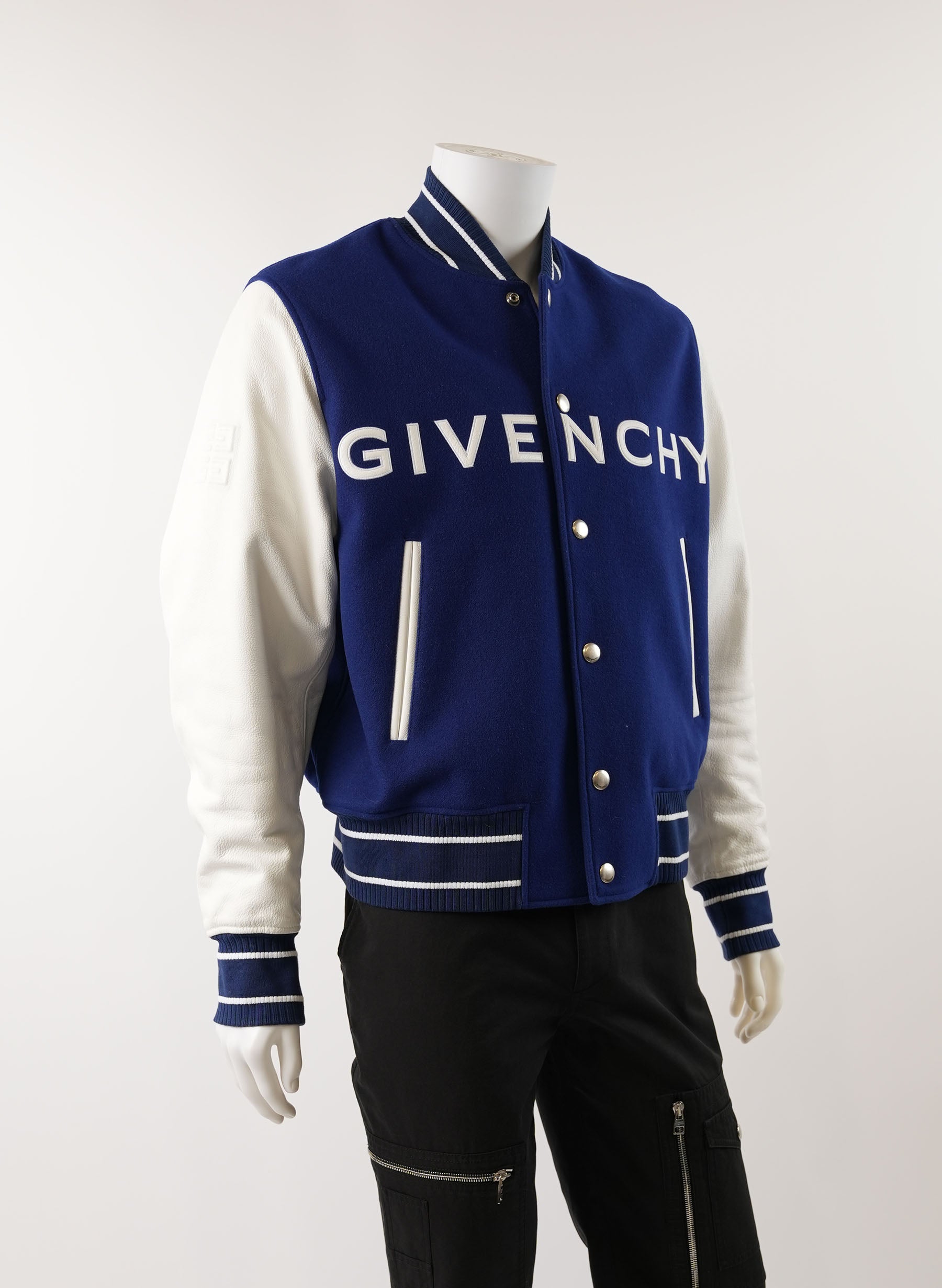 Givenchy Varsity Jacket in Wool and Leather