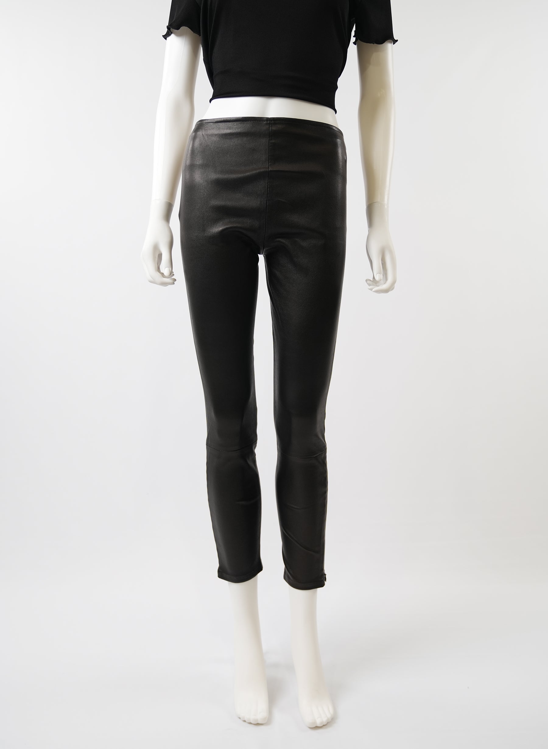 The Row Lambskin Leather Pants