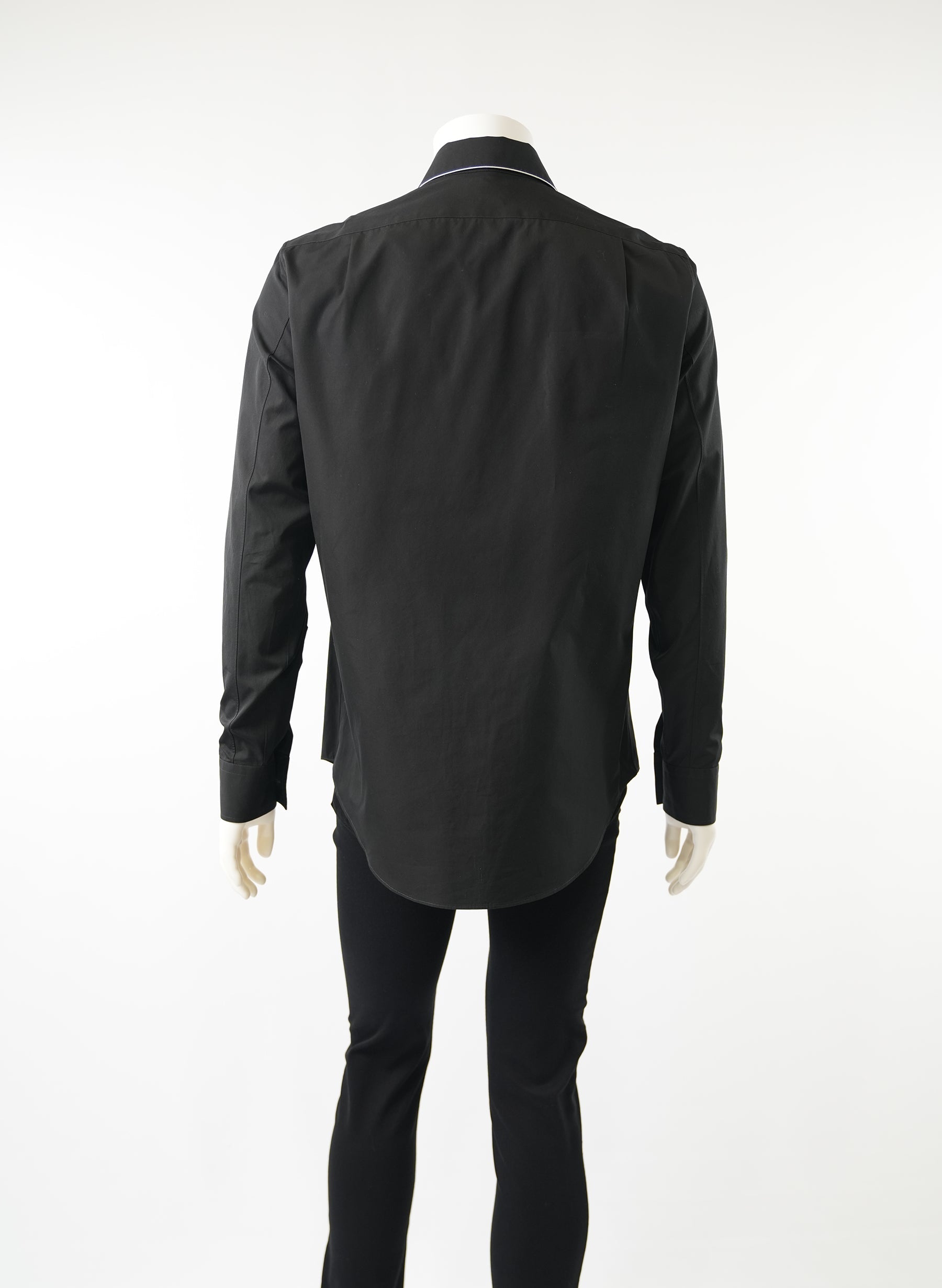 Alexander McQueen 70s Collar Contrast Piping Shirt