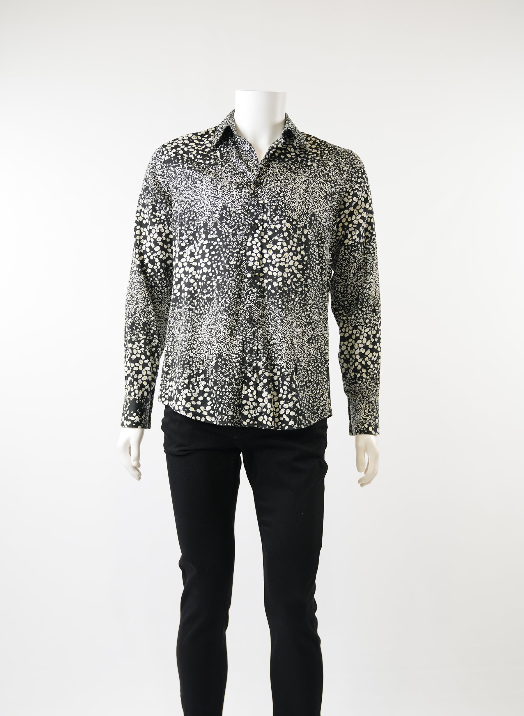 Givenchy Animal Print Long Sleeve Shirt