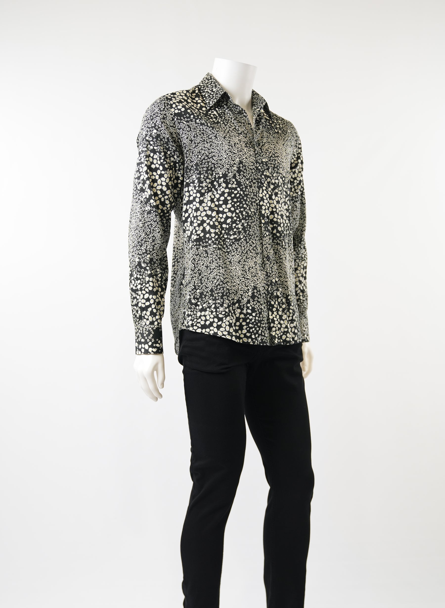 Givenchy Animal Print Long Sleeve Shirt