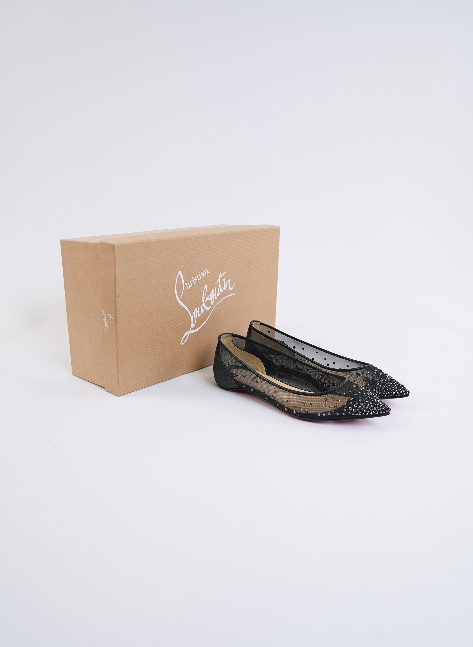 Christian Louboutin Black Ballet Flats