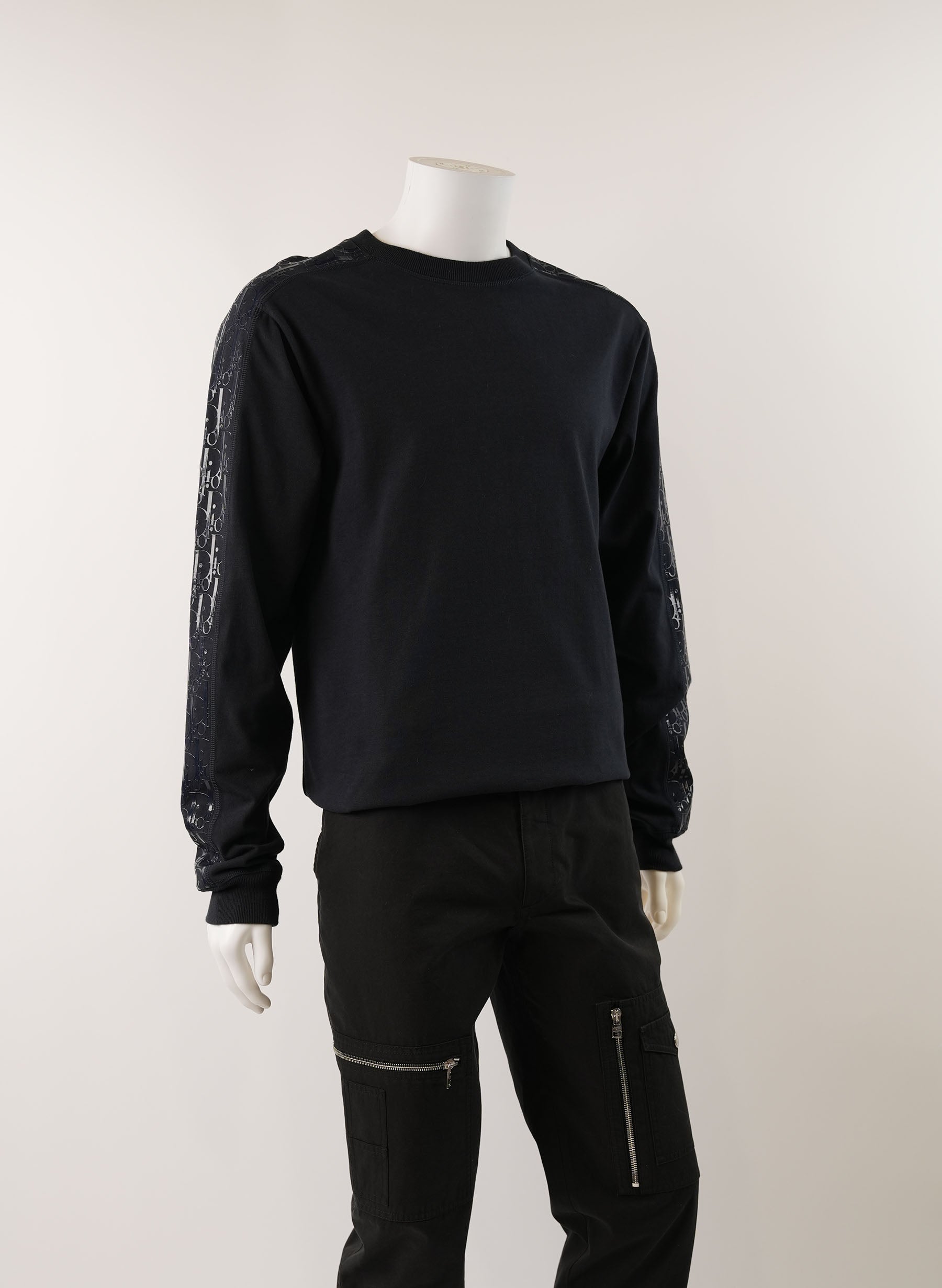 Christian Dior Oblique Band Oversized Sweatshirt