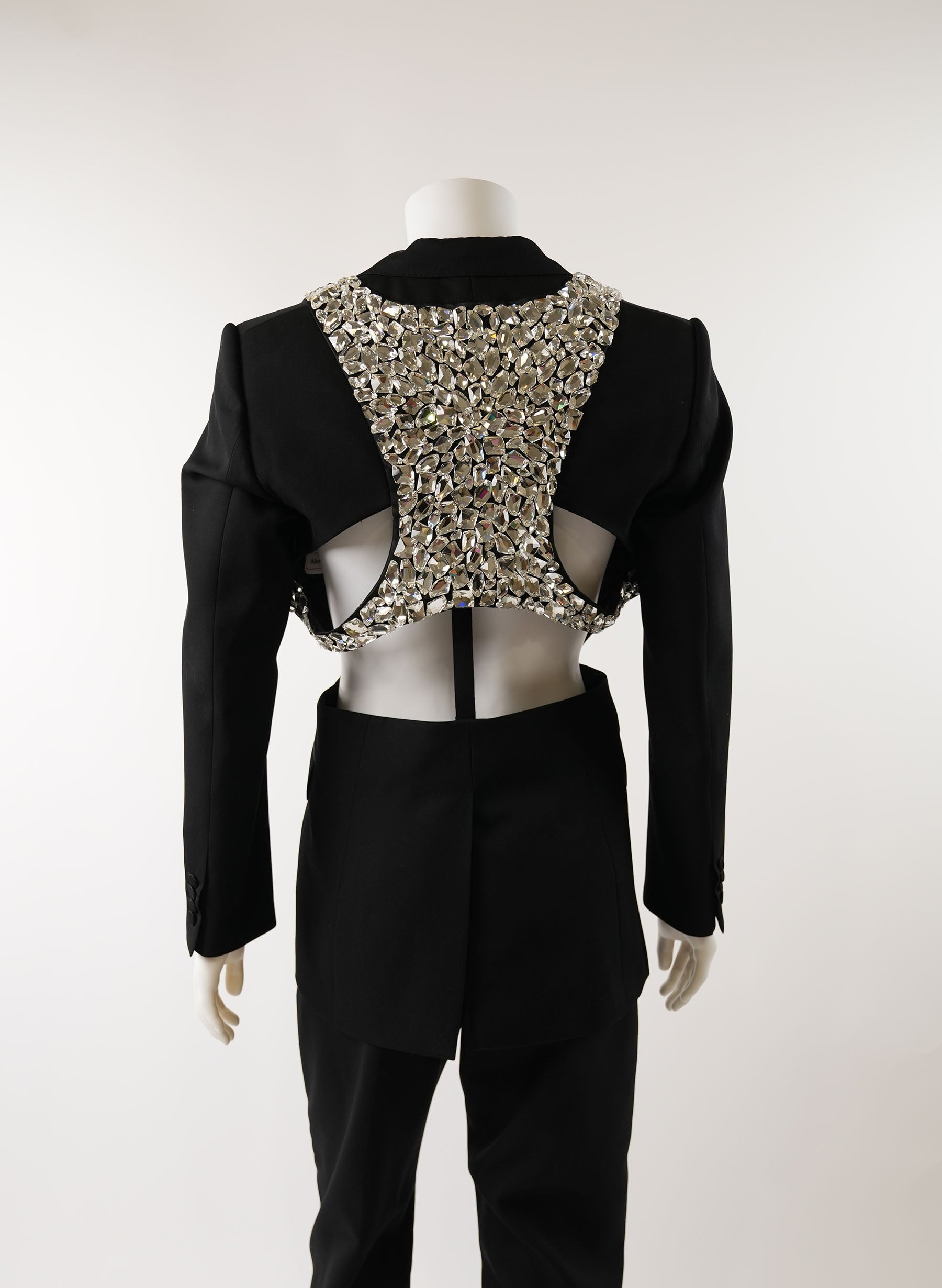 Alexander McQueen Cutout Blazer Jacket w/ Crystal Harness