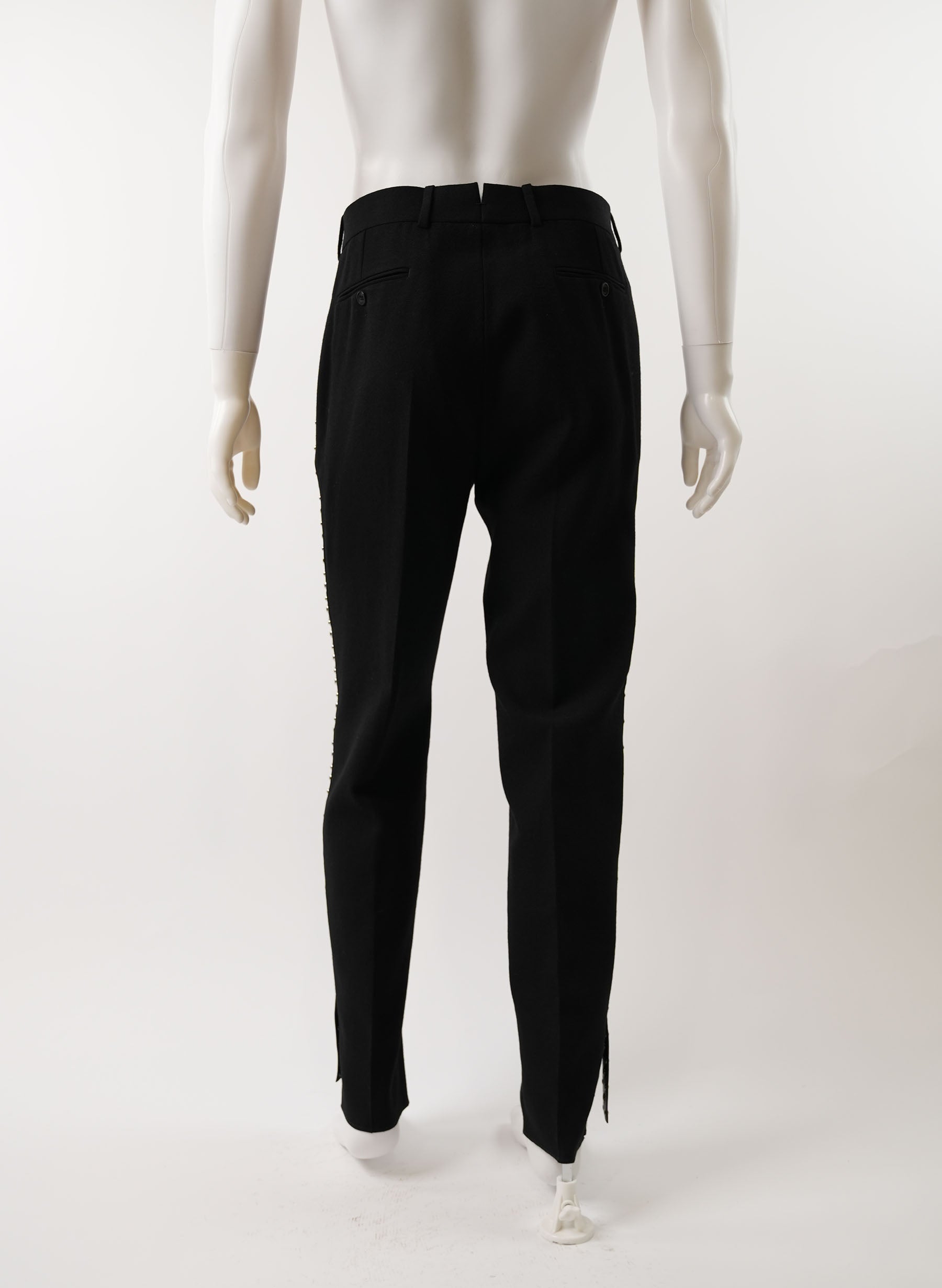 Alexander McQueen Embellished Wool Pants