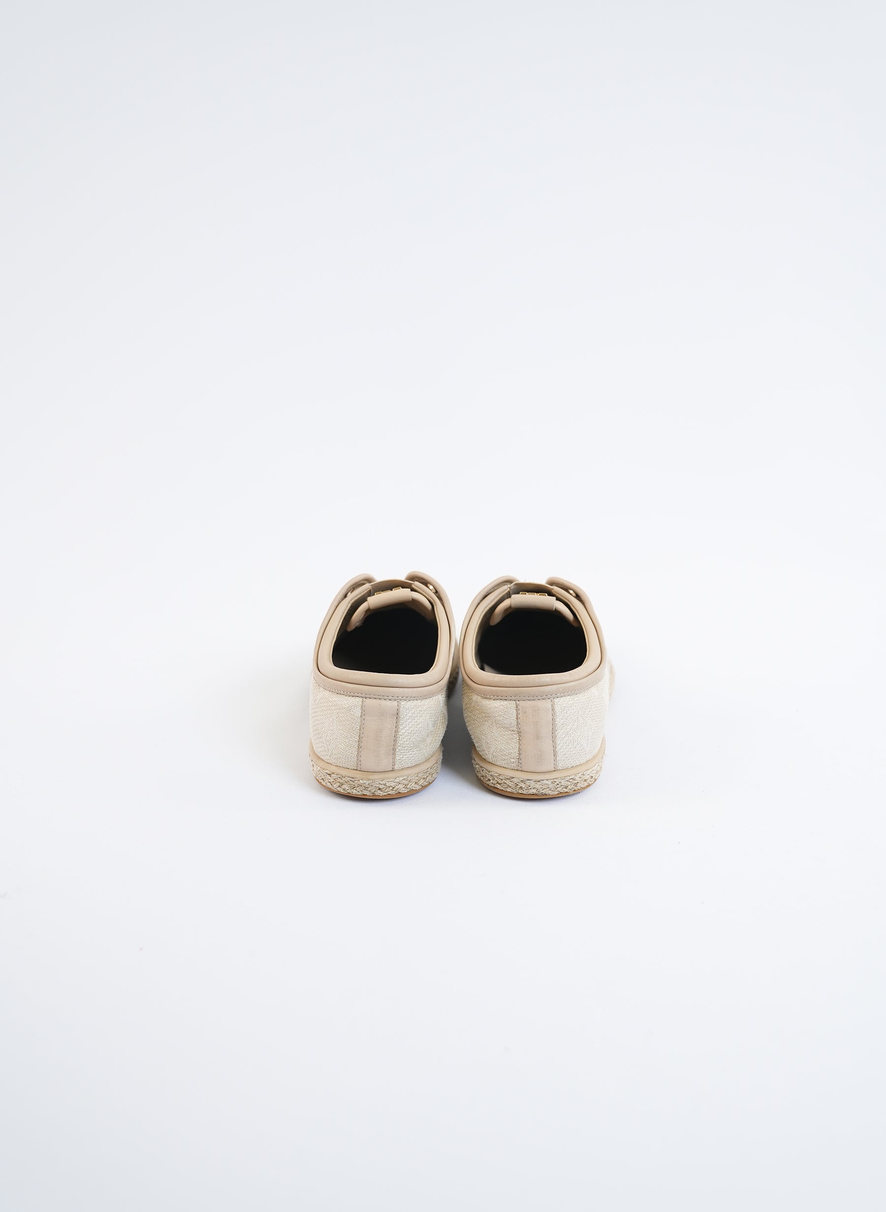 Louis Vuitton Beige Monogram Canvas Espadrille