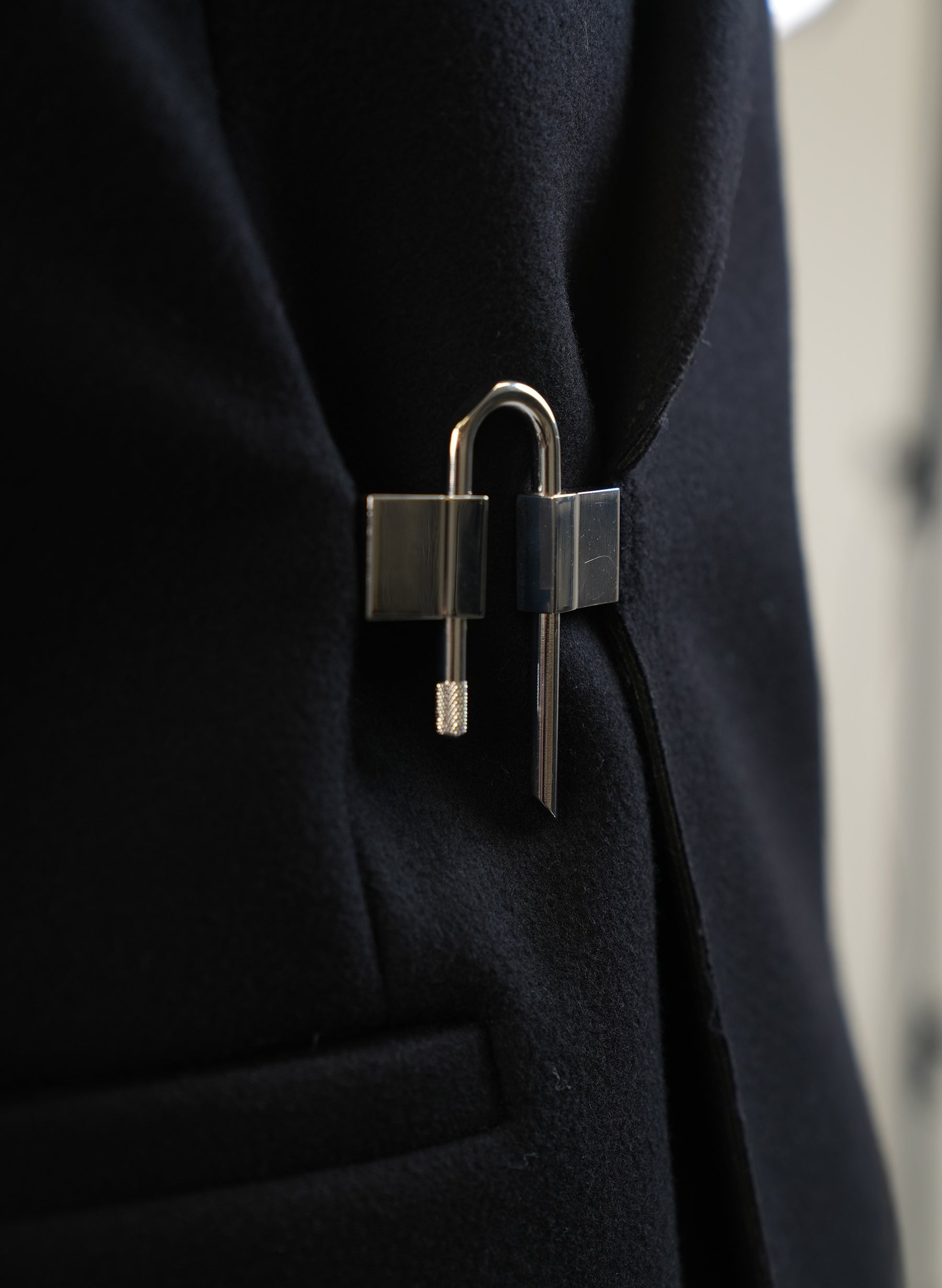 Givenchy Black Wool Coat