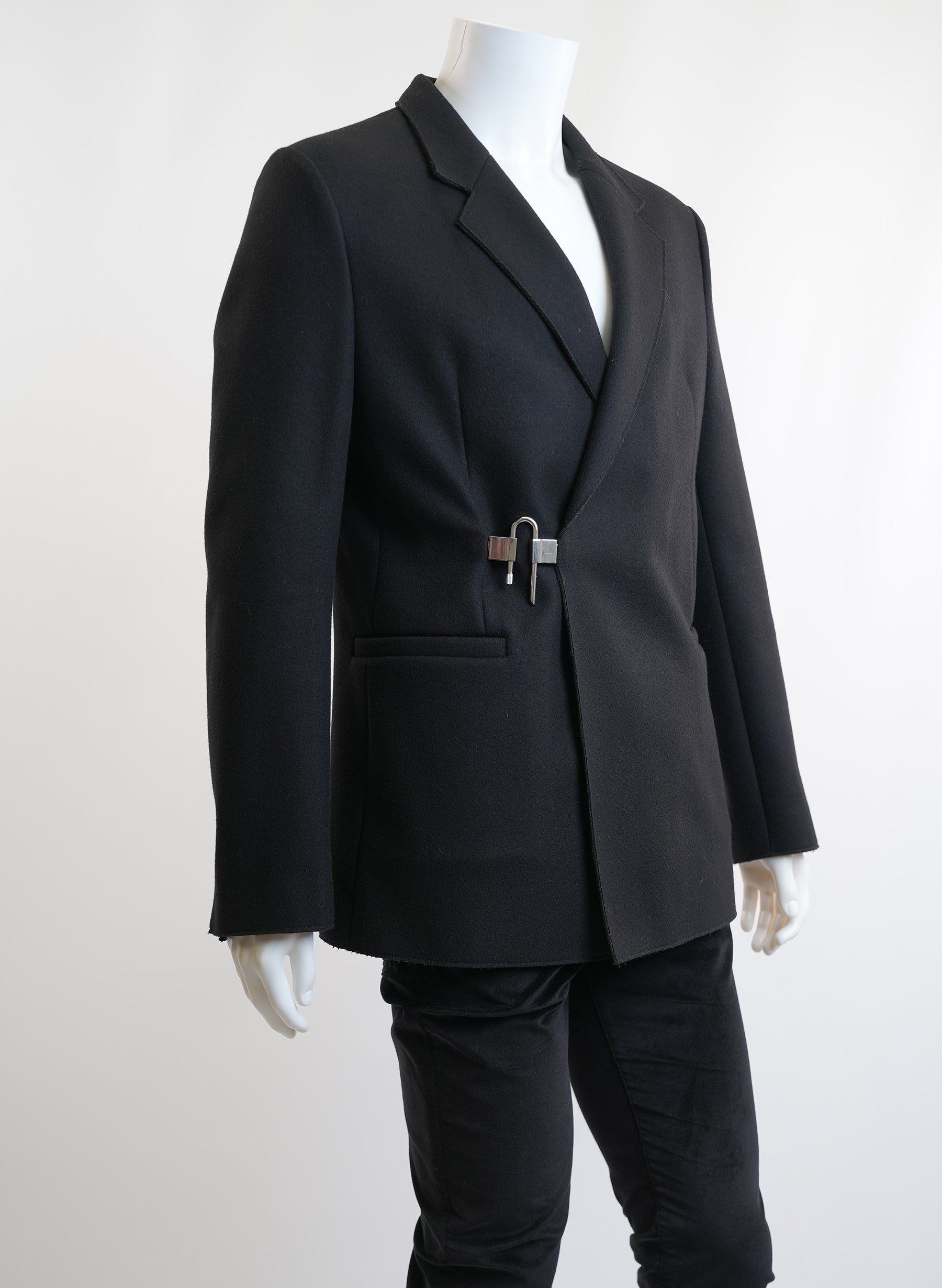 Givenchy Black Wool Coat