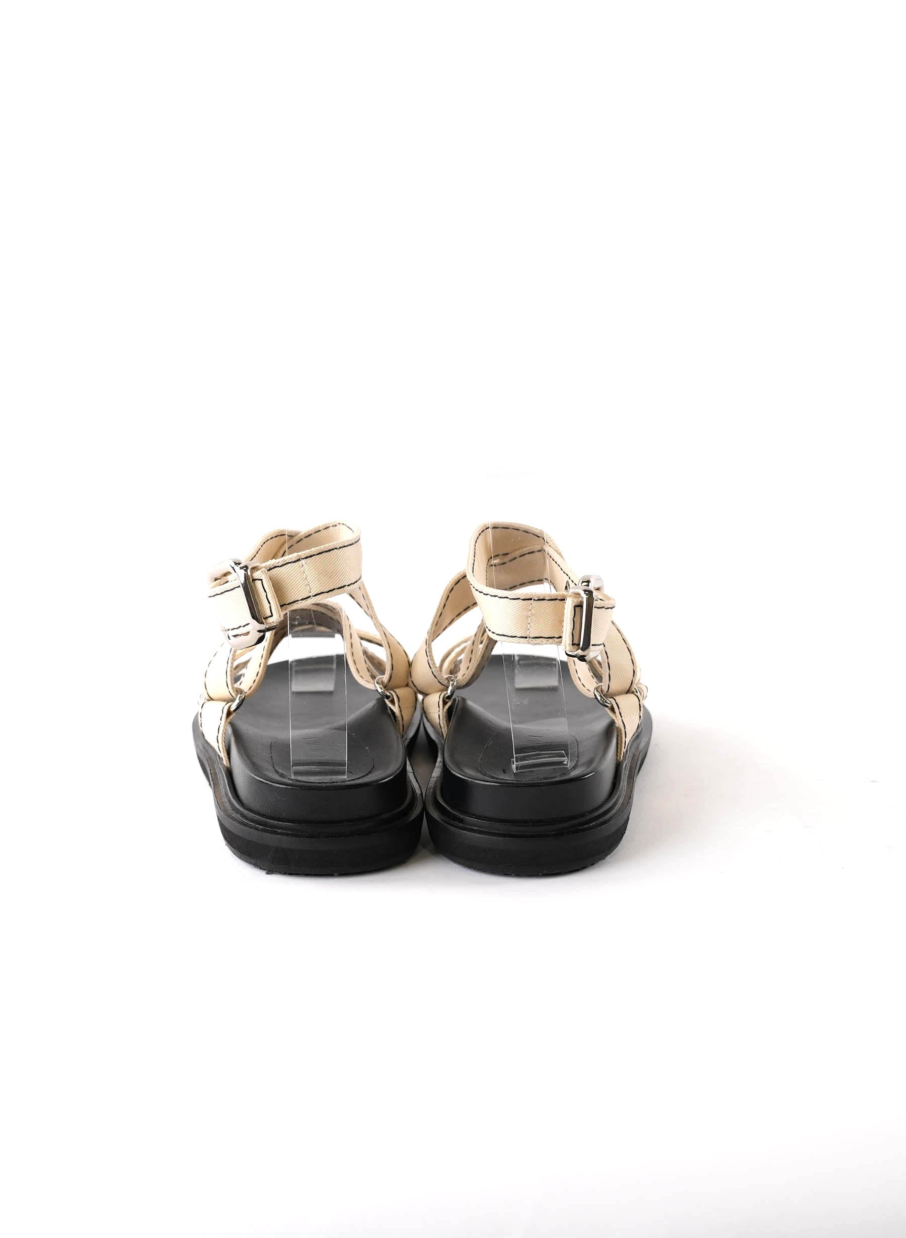 Marni Cross-Strap Fussbett Sandals