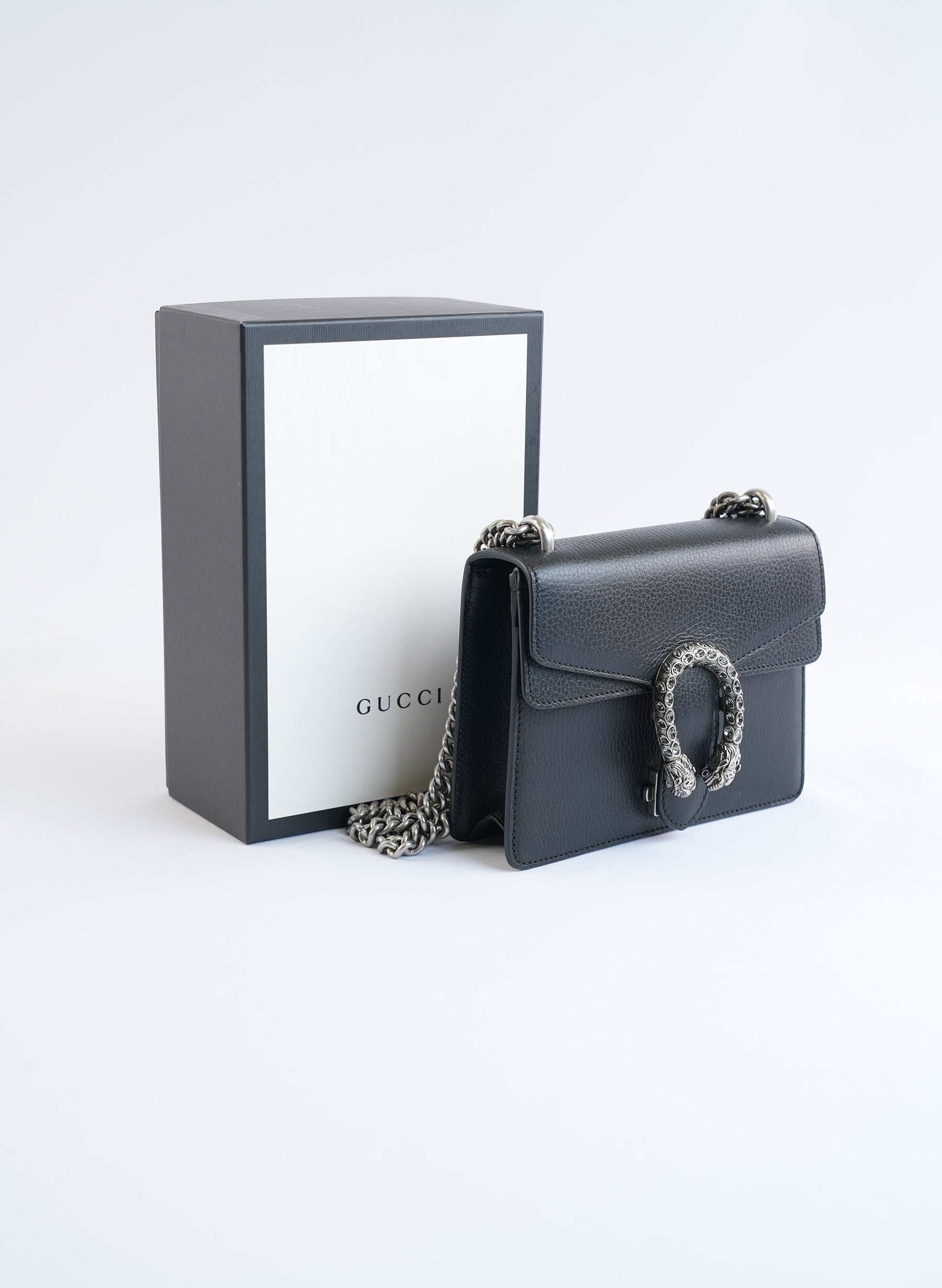 Gucci Dionysus Chain Shoulder Black Bag