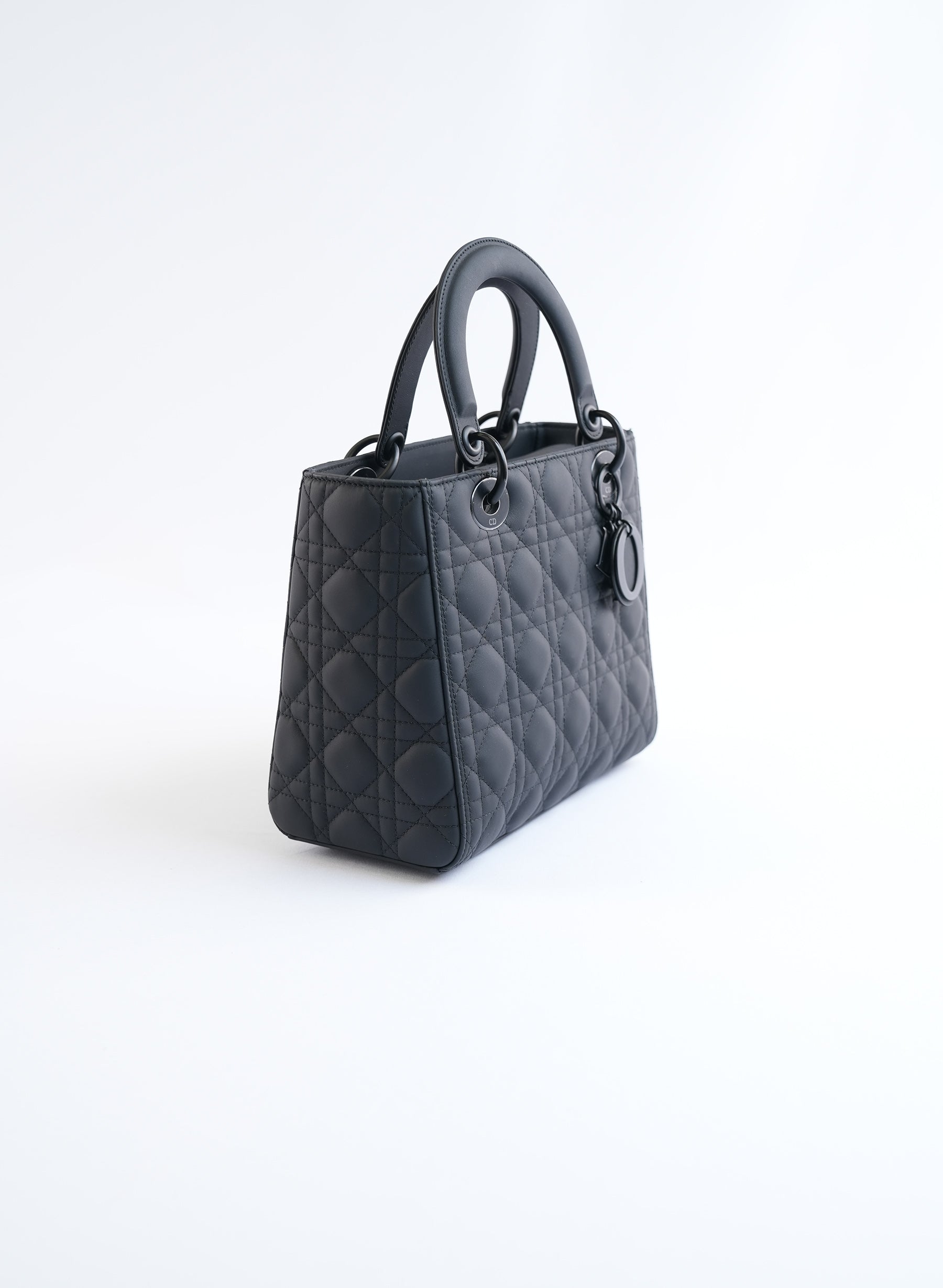 Christian Dior Lady Dio Matte Lambskin Bag