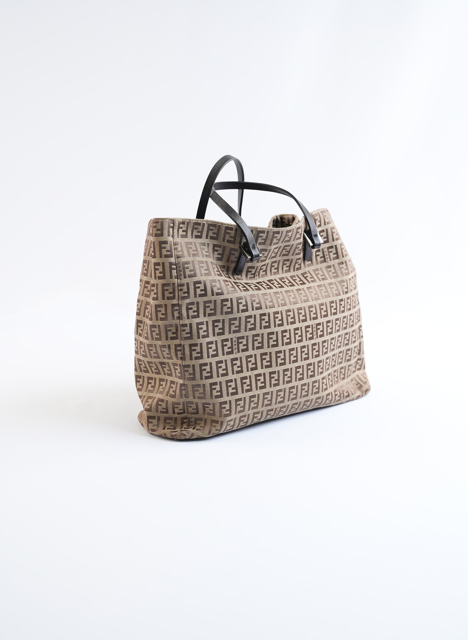 Fendi Zucchino Canvas Tote Bag