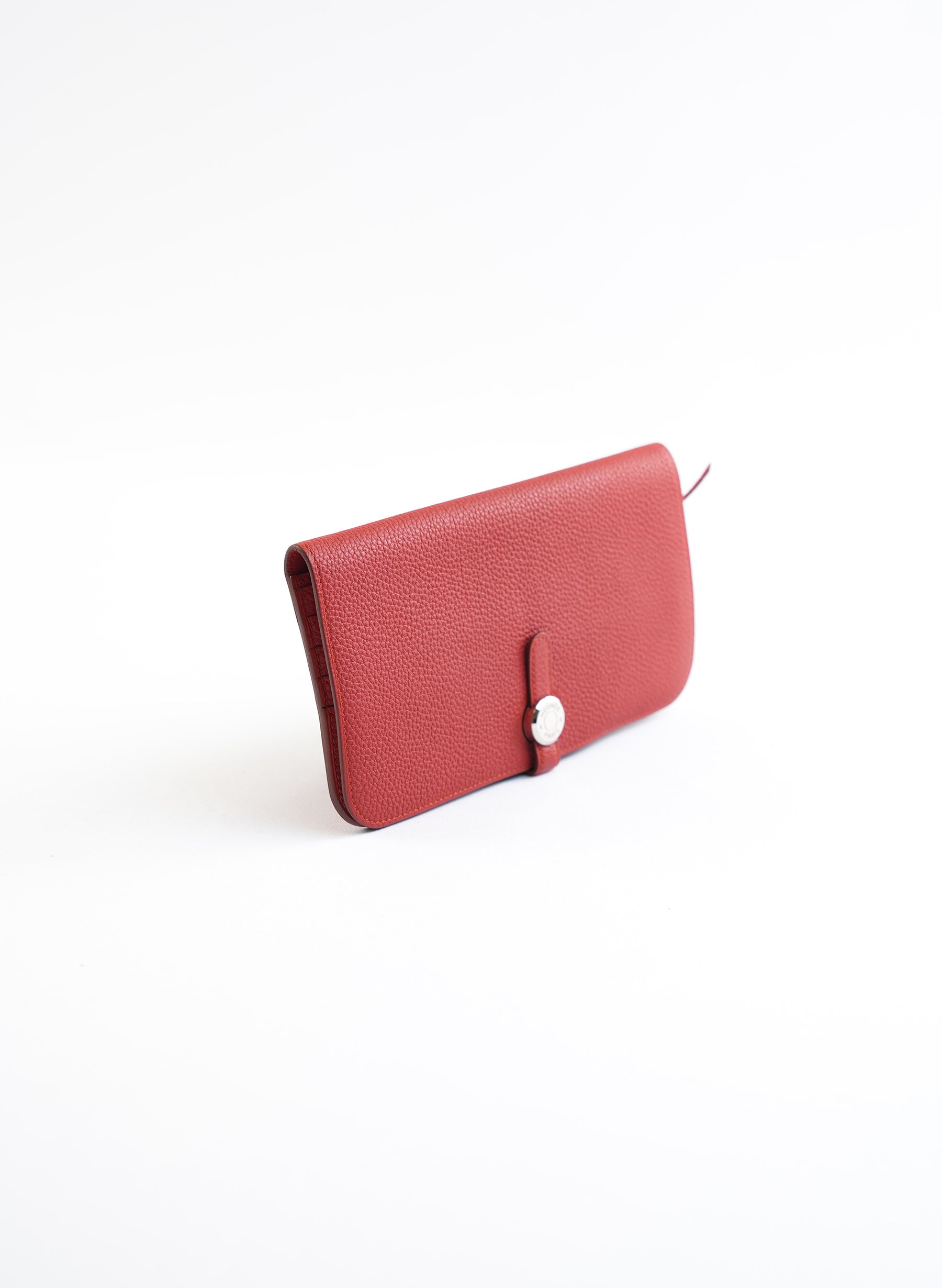 Portefeuille Dogon en cuir de veau Togo Hermès