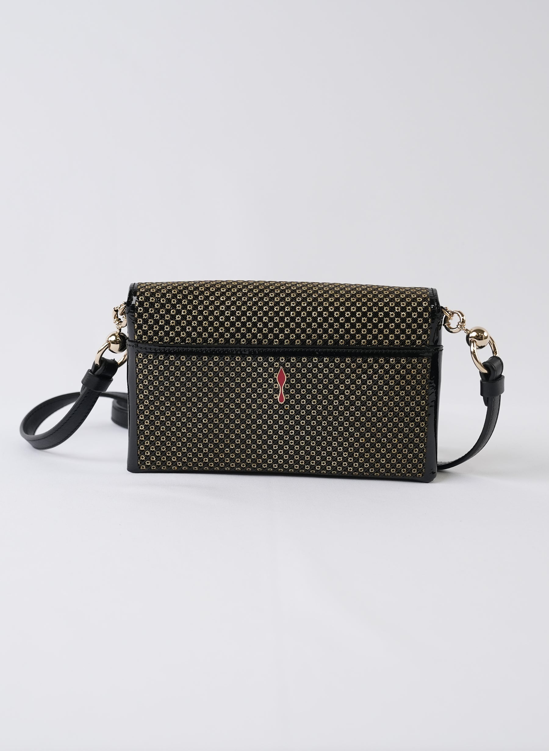 Christian Louboutin Patetnt Leather Clutch