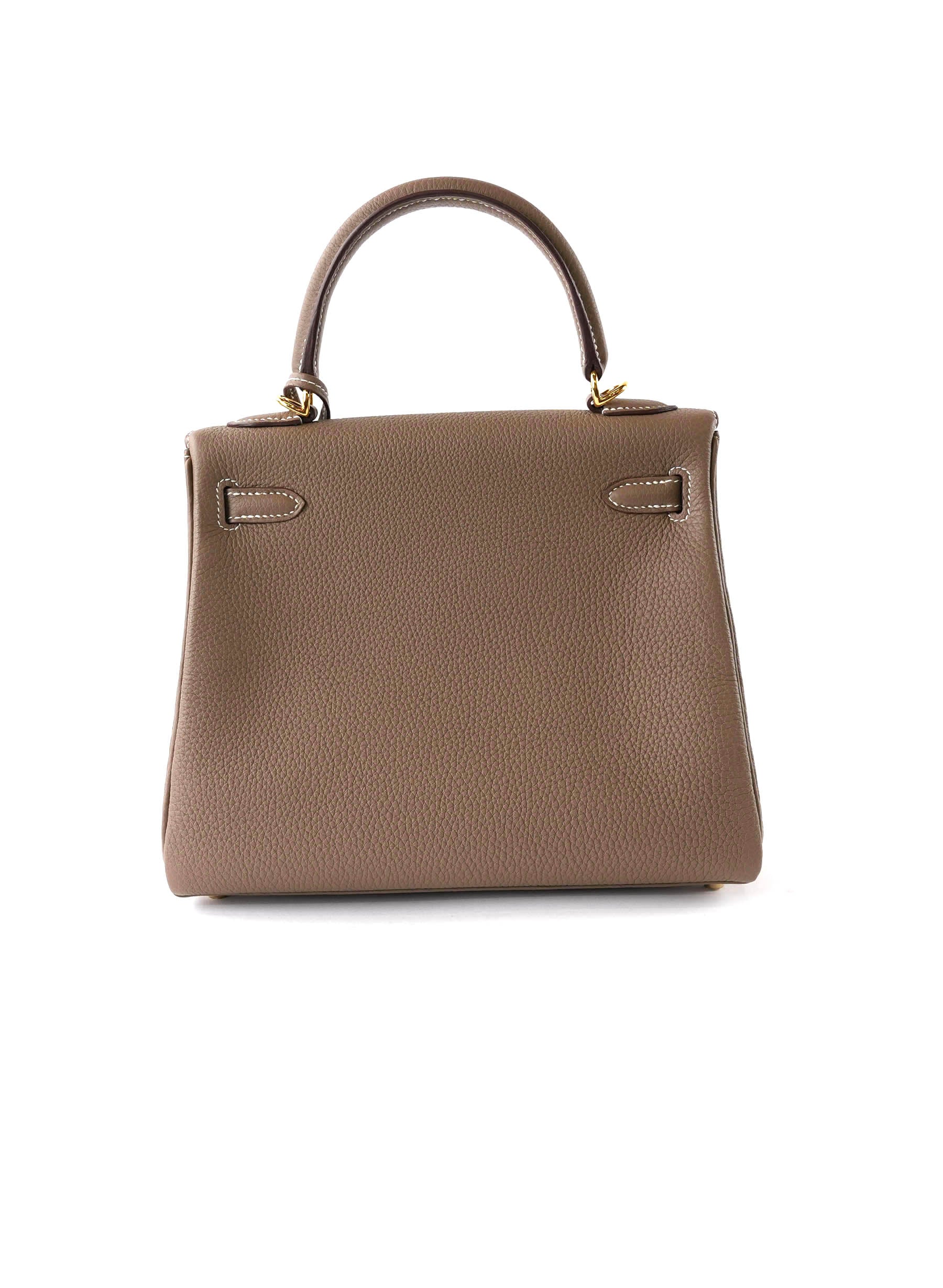 Hermes Togo Kelly Retourne 25 Etoupe (NEW)