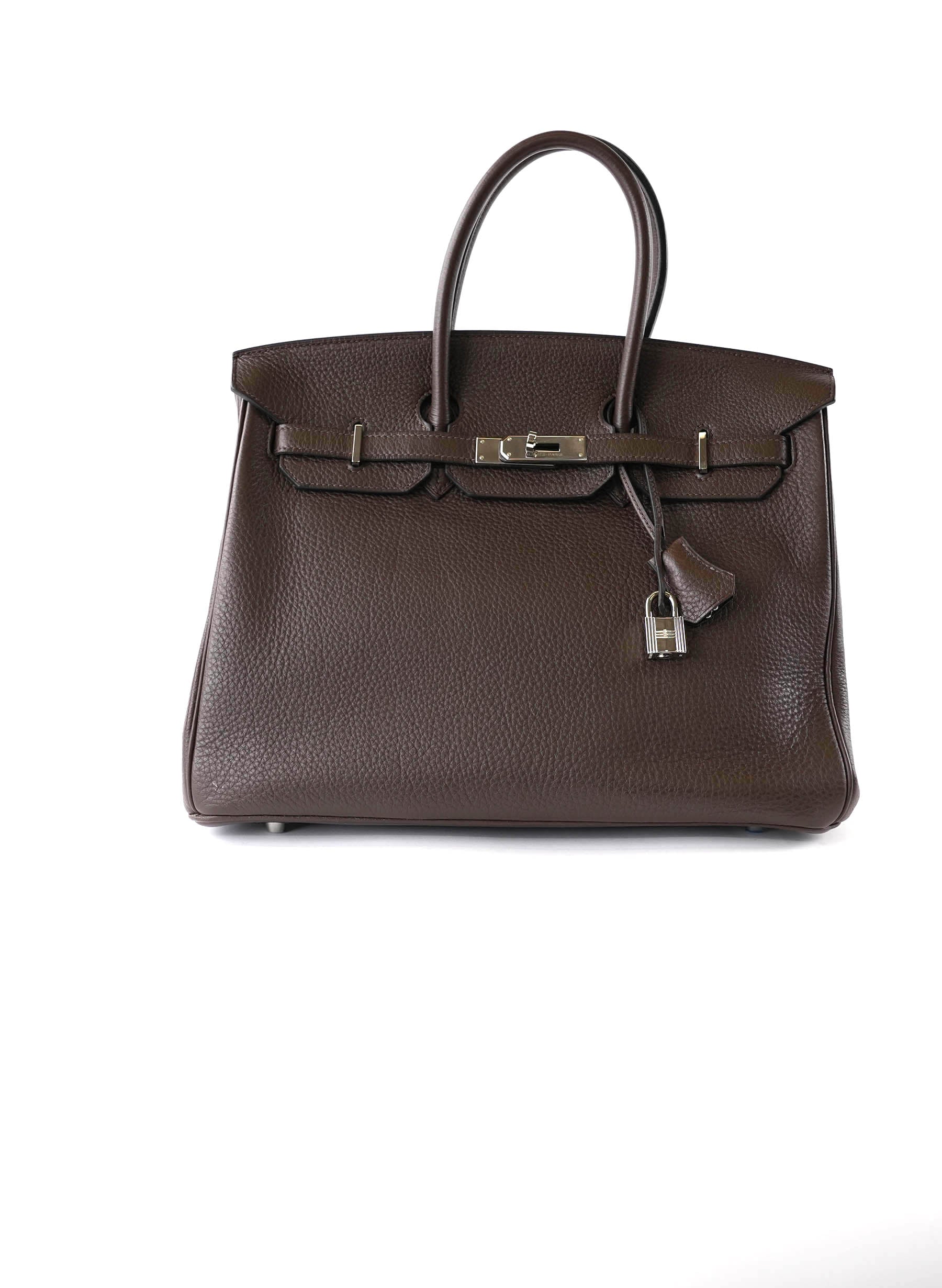 Hermes Togo Birkin 35 Chocolate