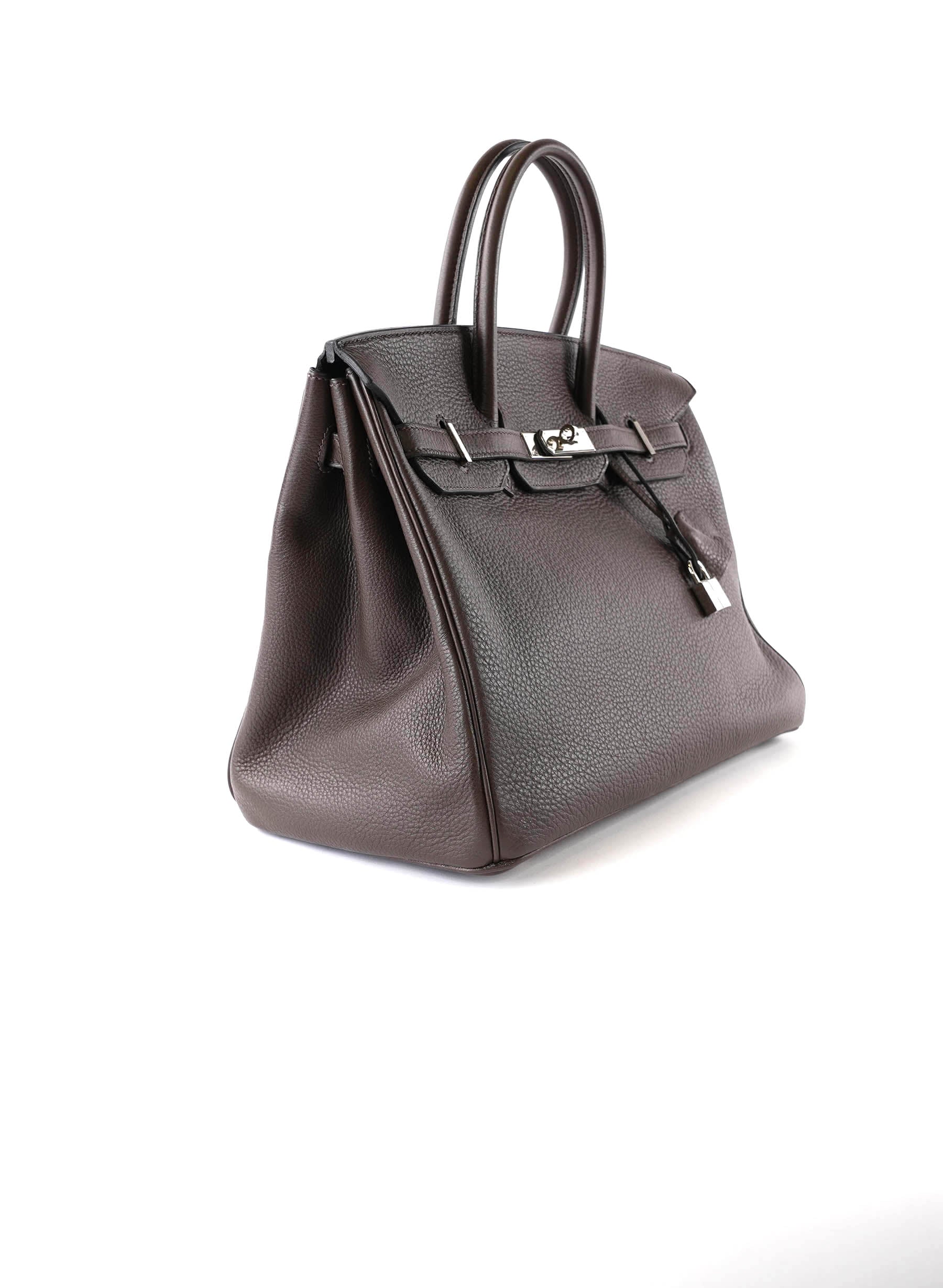 Hermes Togo Birkin 35 Chocolate