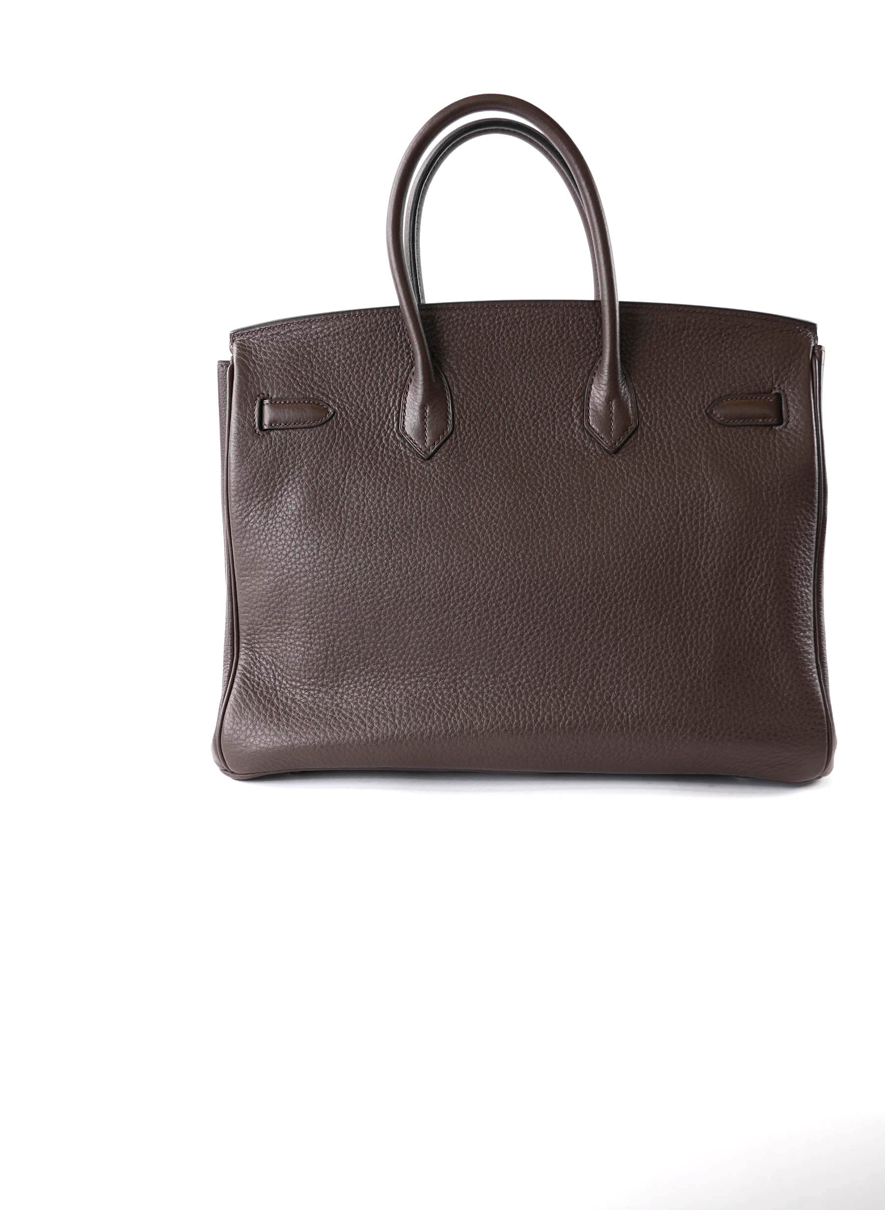 Hermes Togo Birkin 35 Chocolate