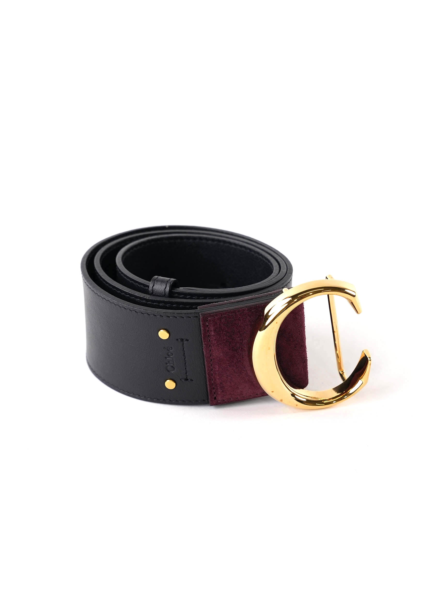 Chloe Belt in Black Leather