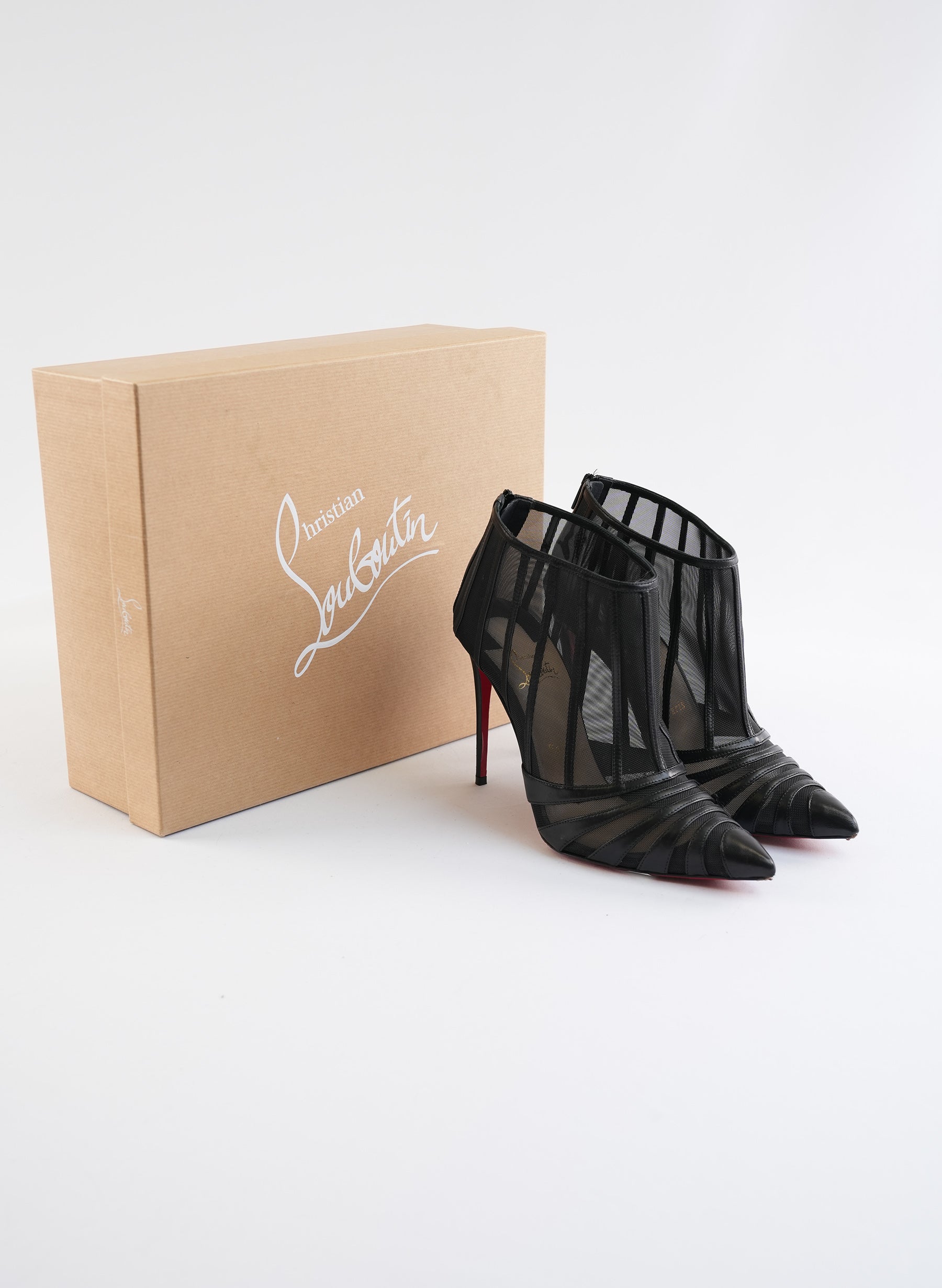 Christian Louboutin Black Ankle Boots