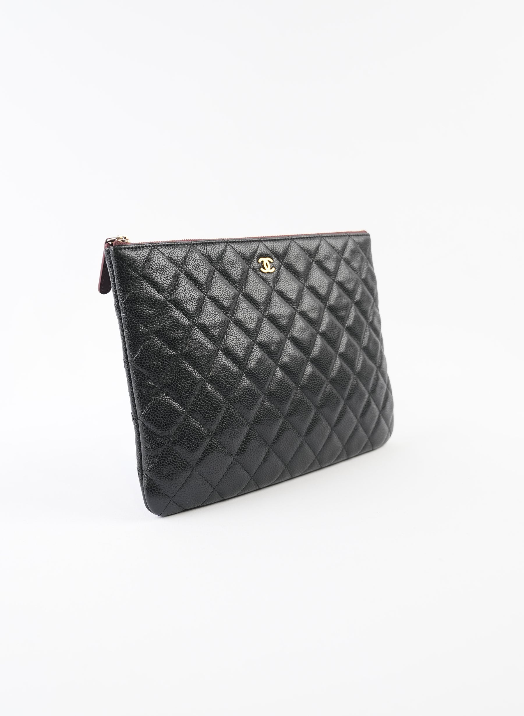 Chanel Caviar Quilted Cosmetics Case