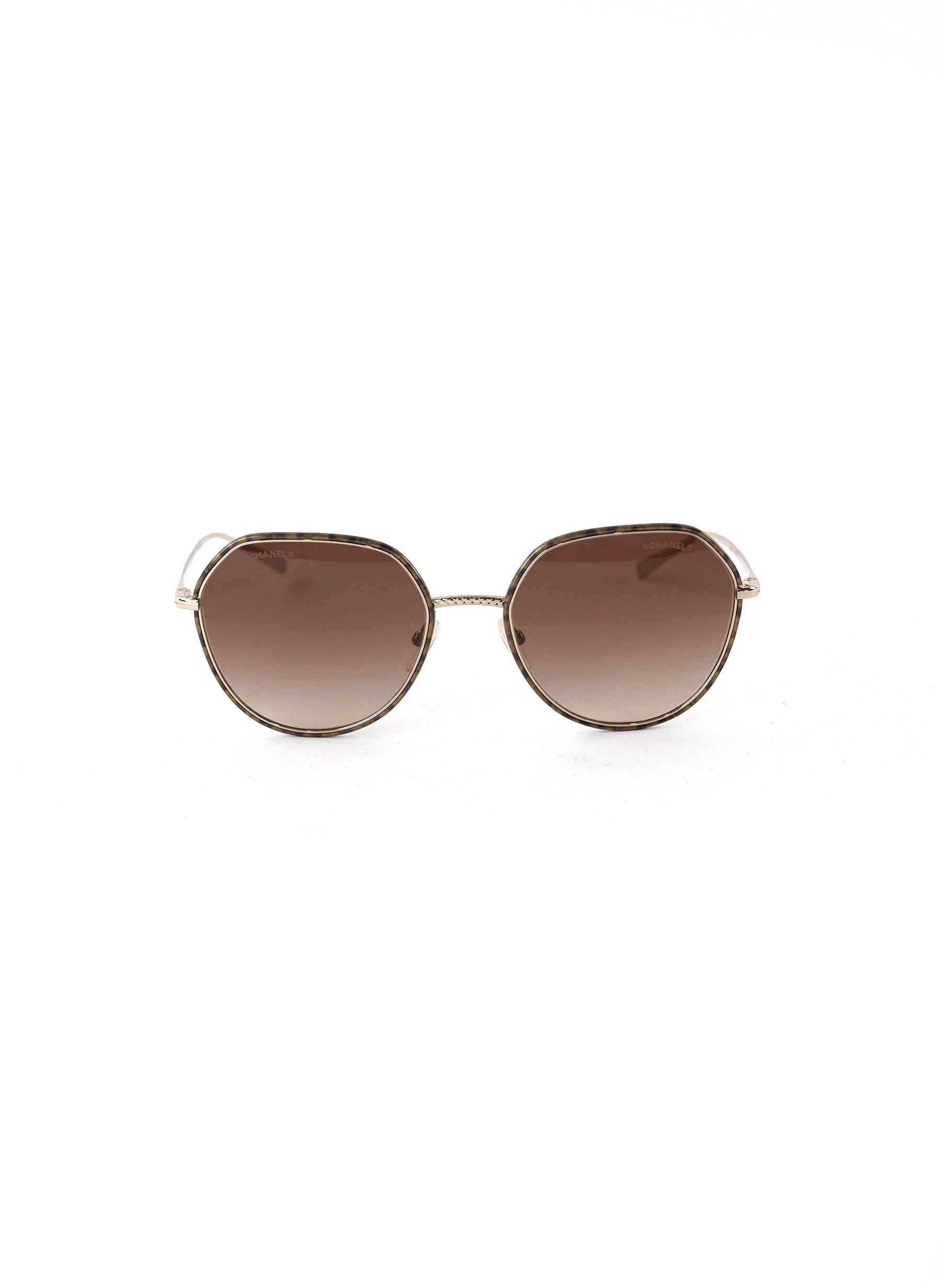 Chanel Metal Polarized Round Sunglasses