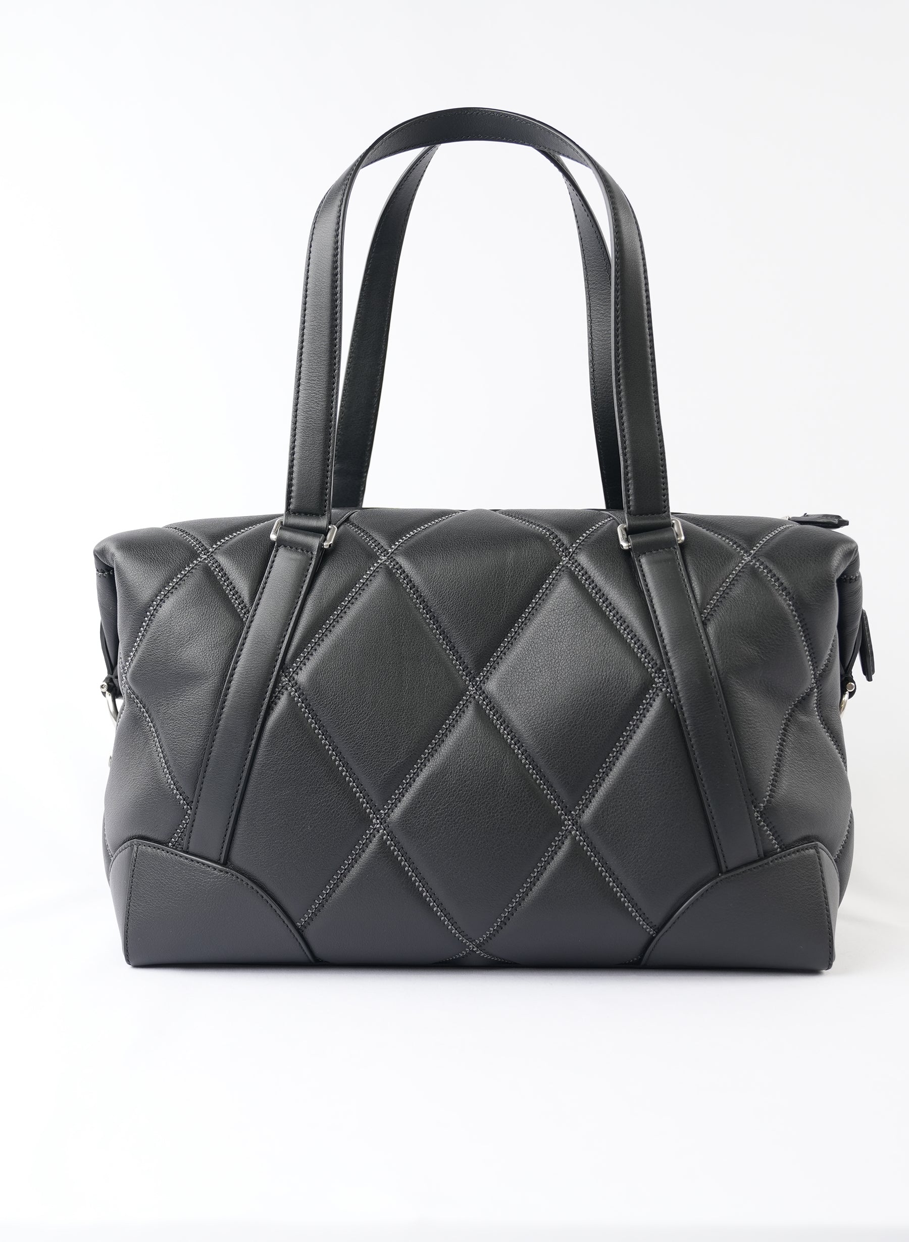 Salvatore Ferragamo Quilted Leather Tote Bag