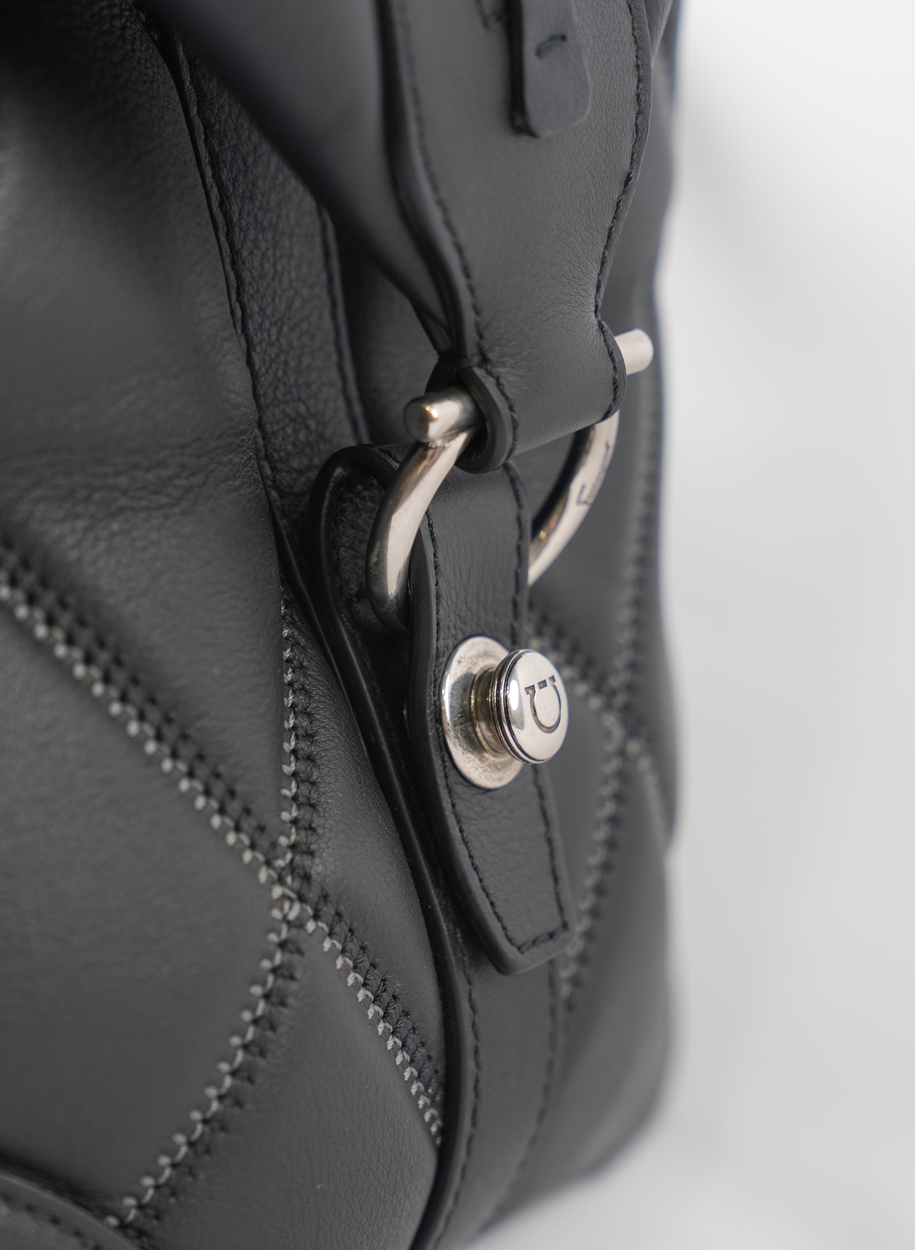 Salvatore Ferragamo Quilted Leather Tote Bag