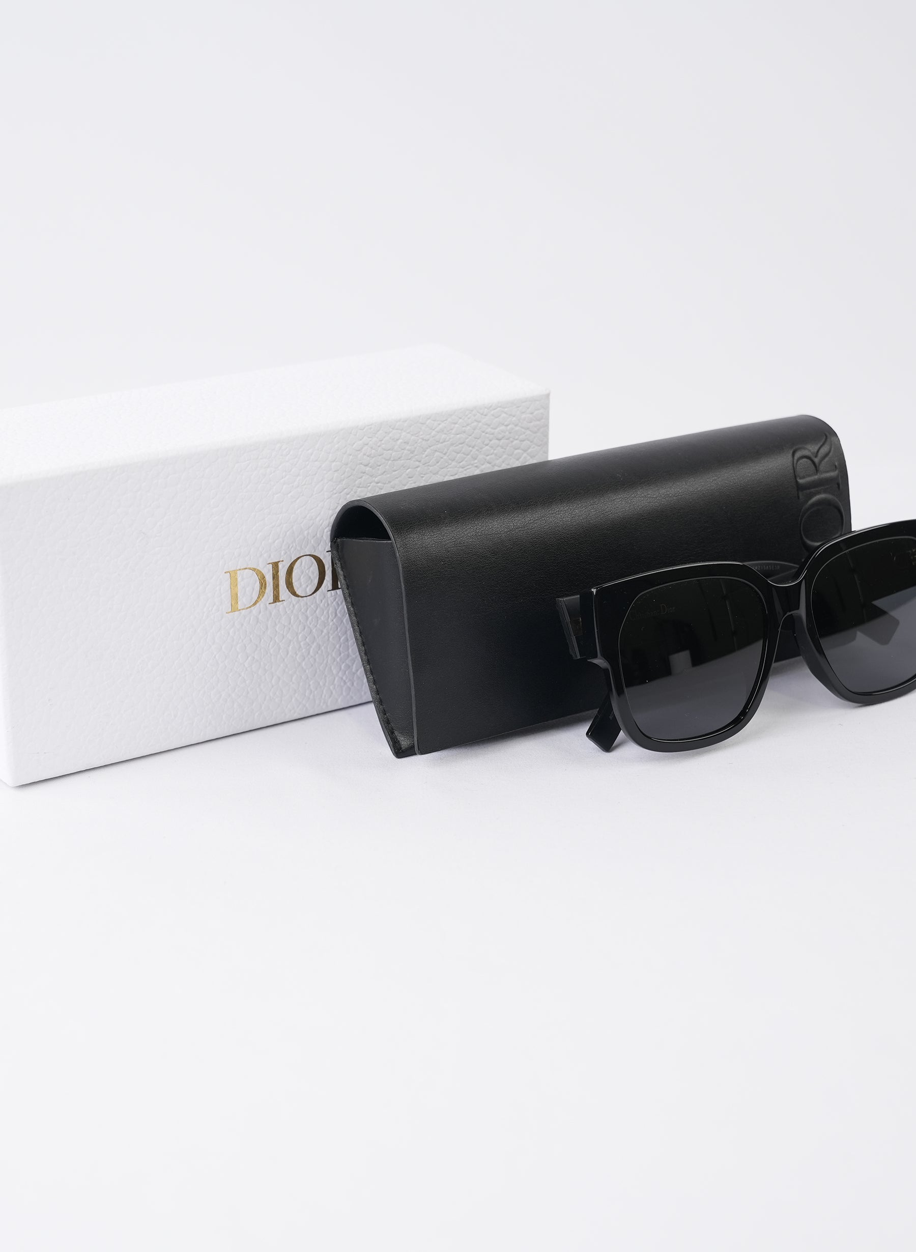 Christian Dior Black Square Sunglasses