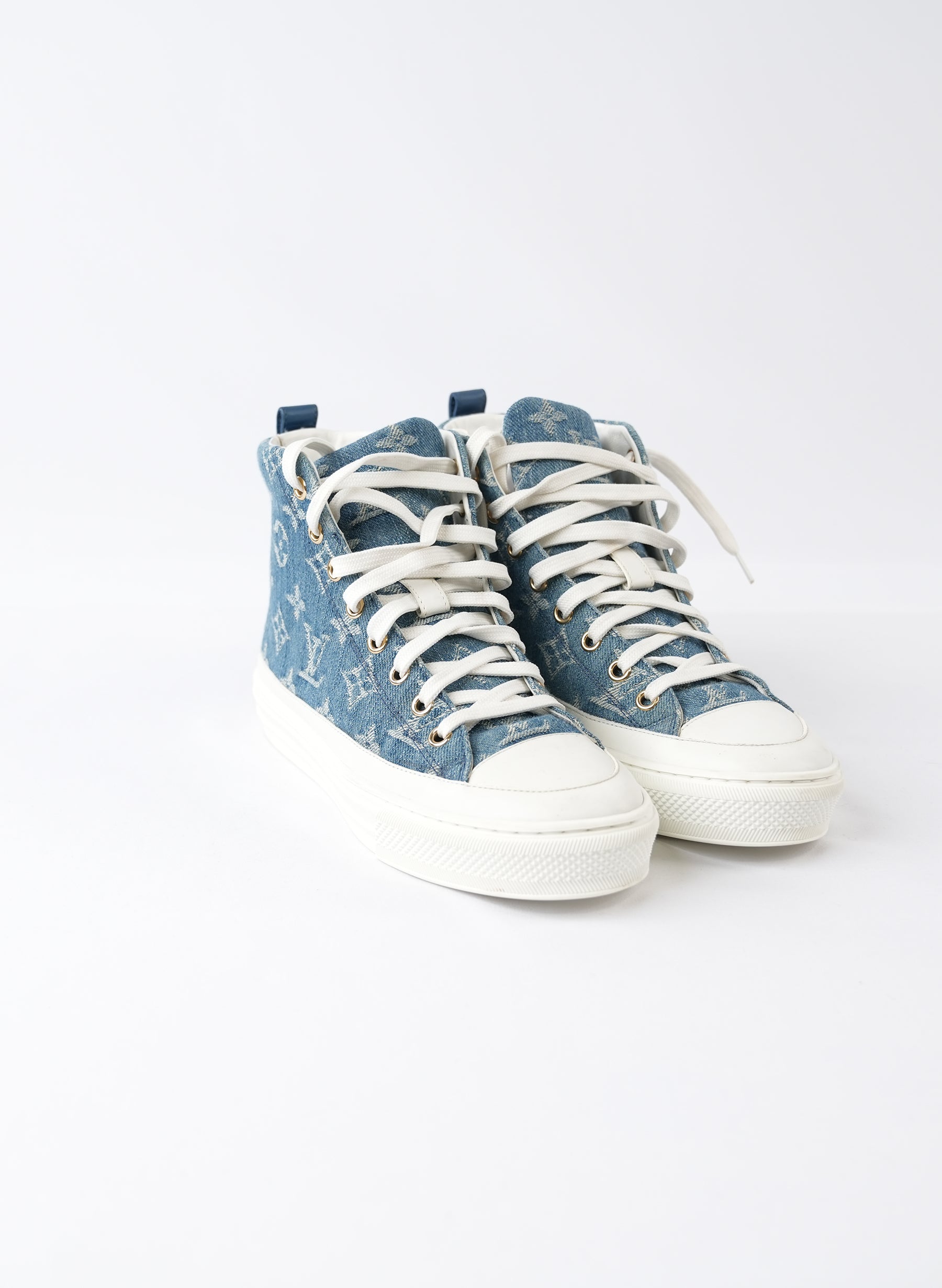 Louis Vuitton LV Monogram Denim Sneakers