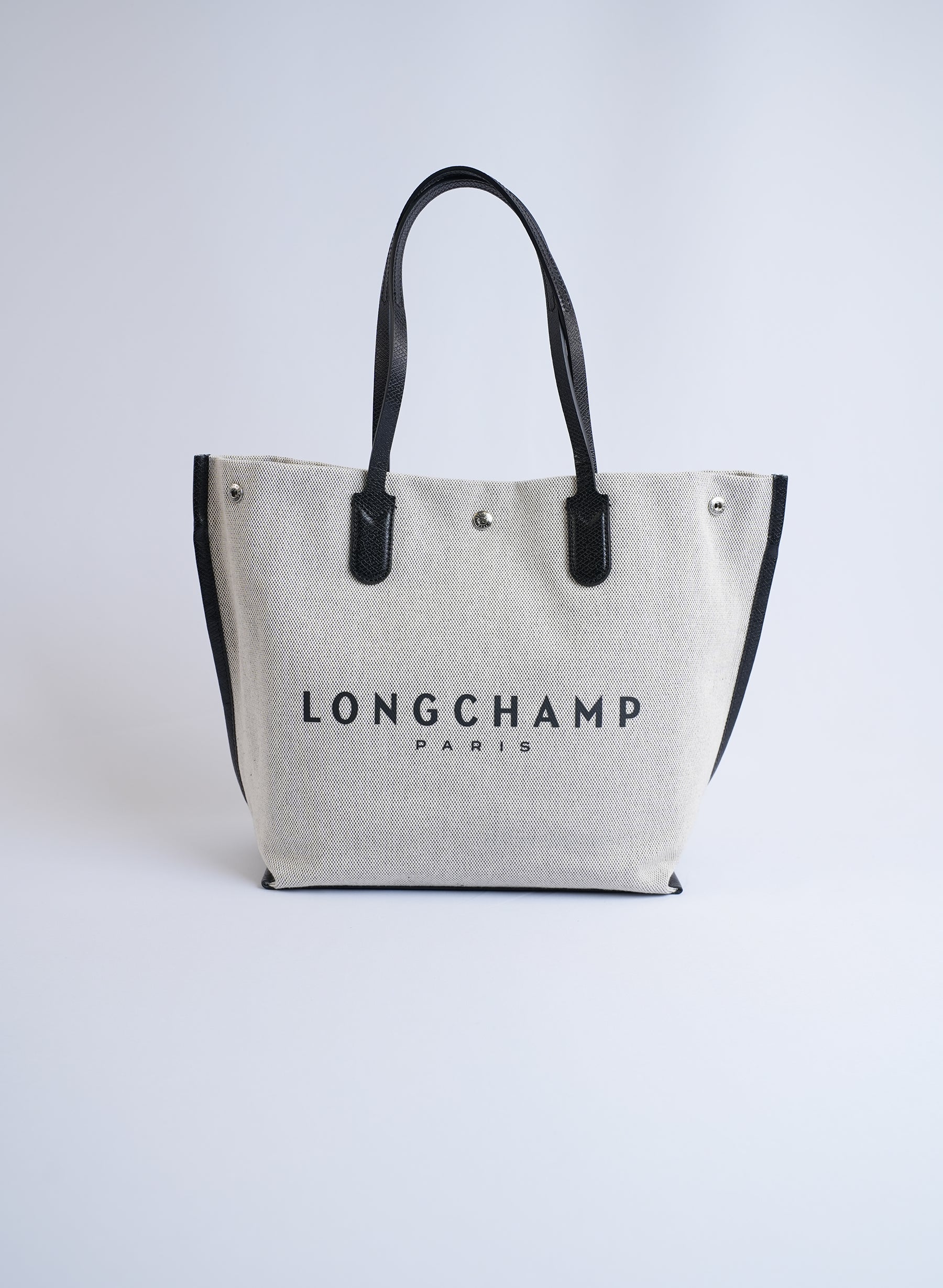 Long Champ Roseau Canvas Tote Bag